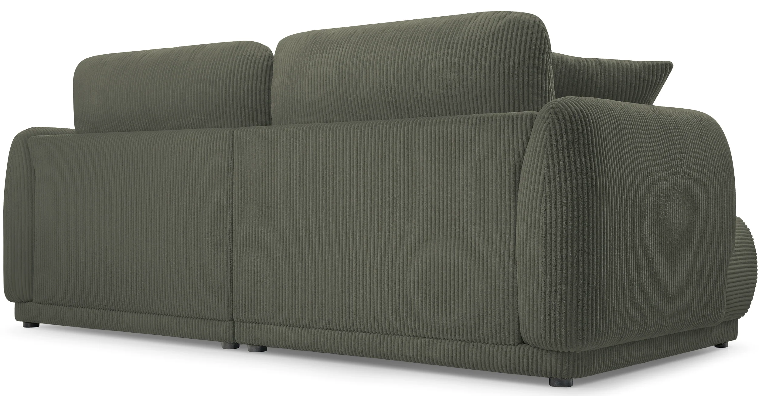 Sofa trzyosobowa Chacco oliwkowa sztruks - Image 6