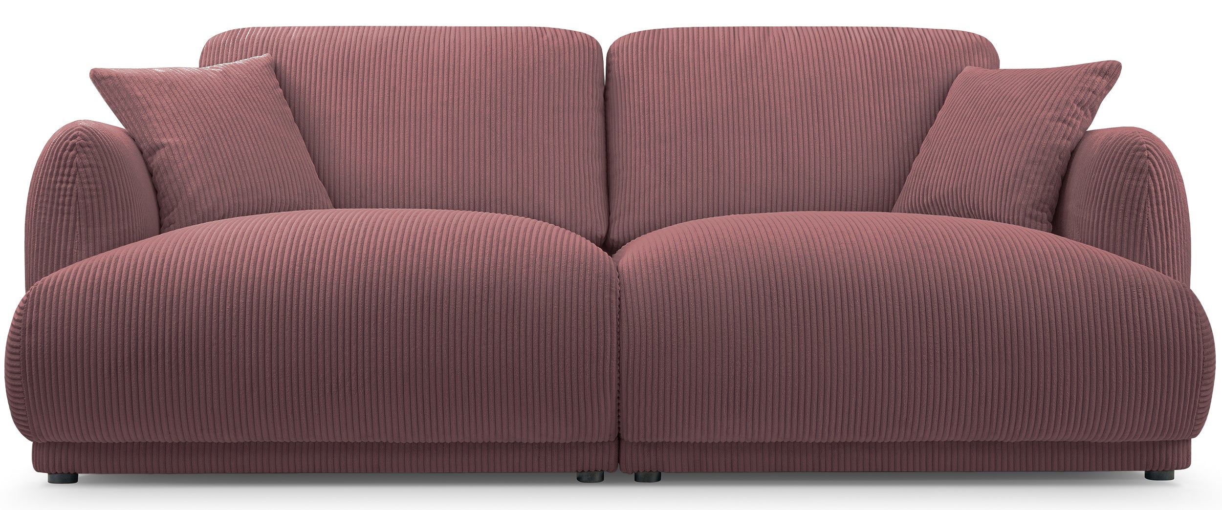 Sofa trzyosobowa Chacco różowa sztruks - Image 3