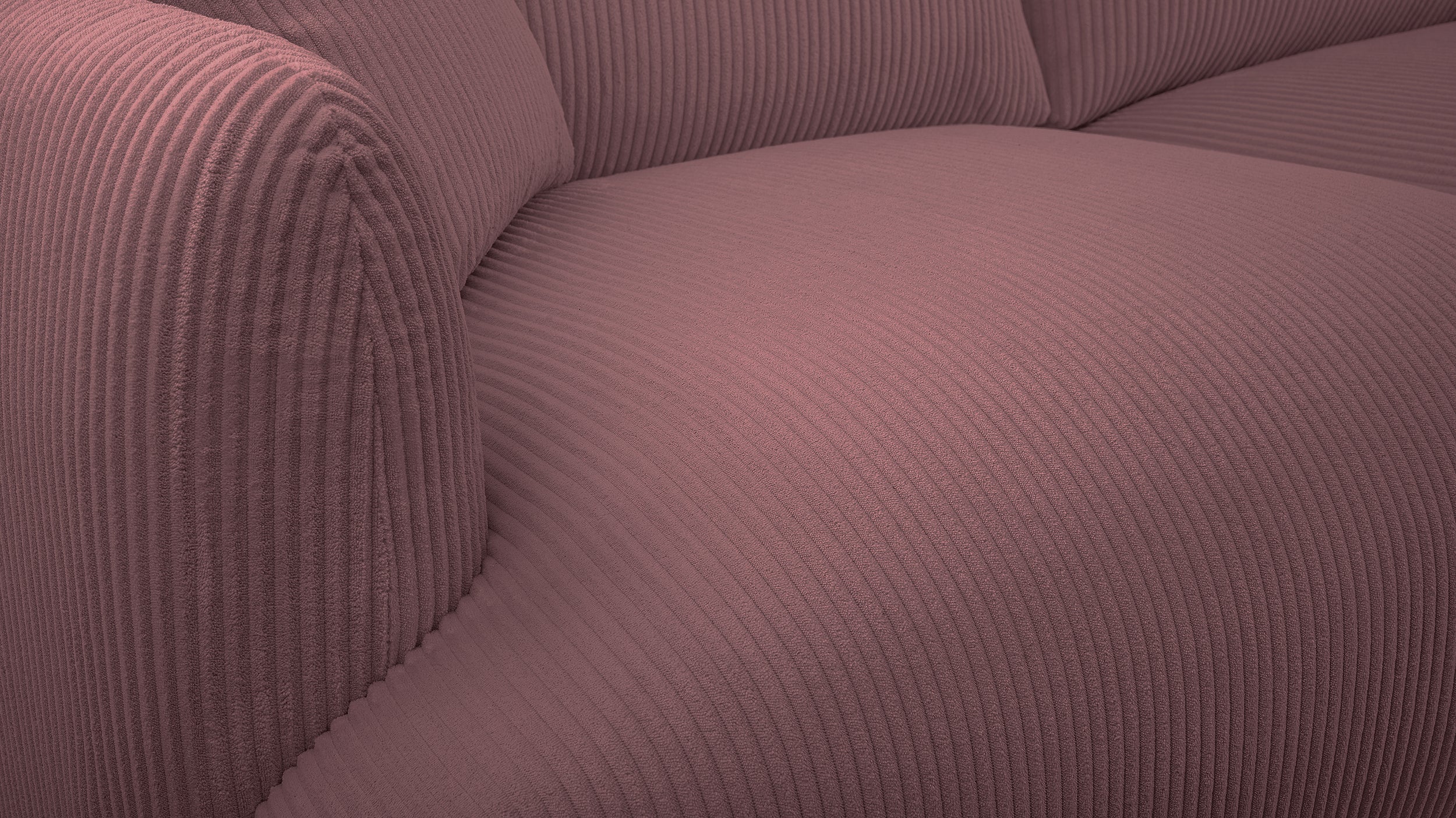 Sofa trzyosobowa Chacco różowa sztruks - Image 4