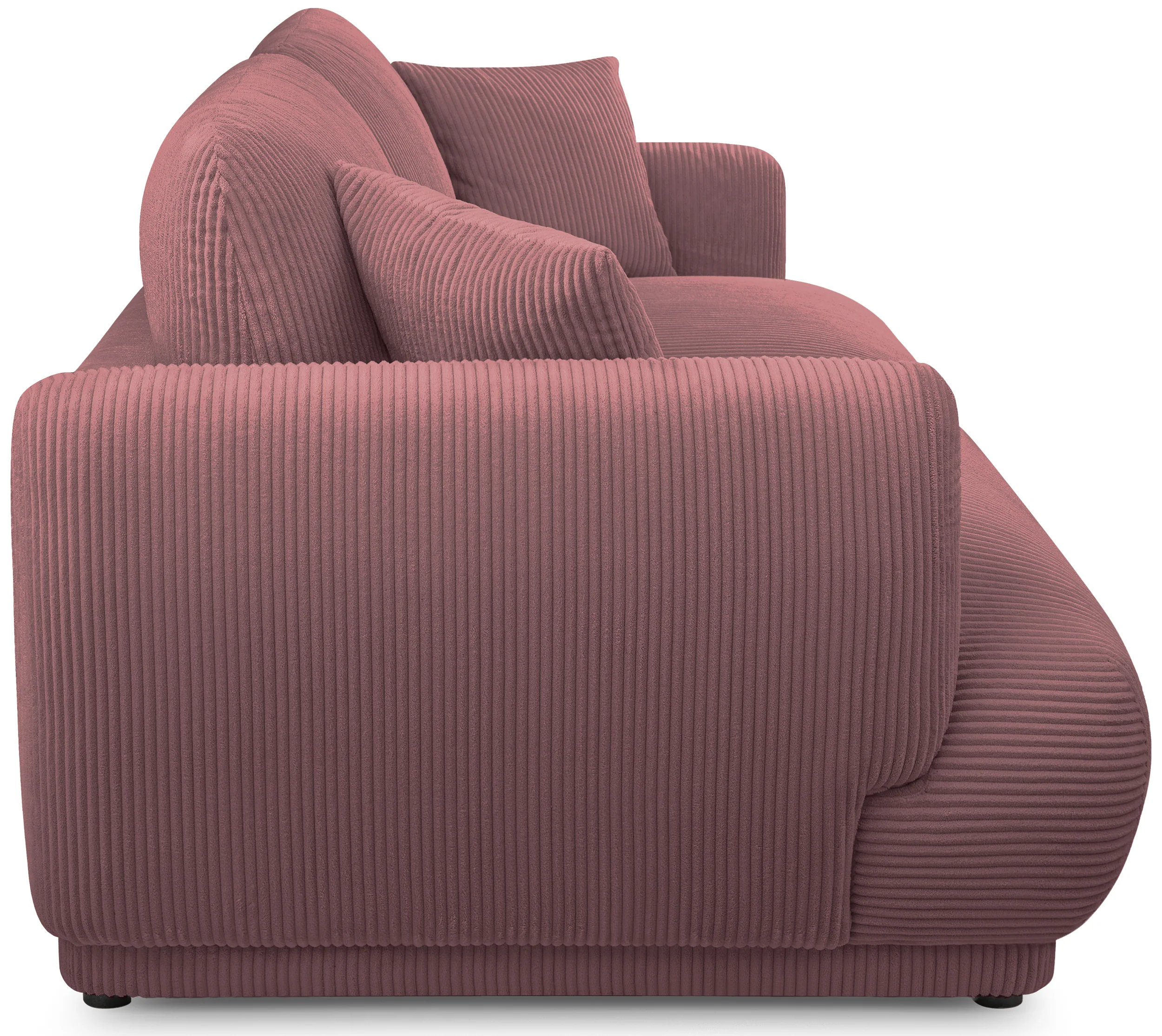 Sofa trzyosobowa Chacco różowa sztruks - Image 5