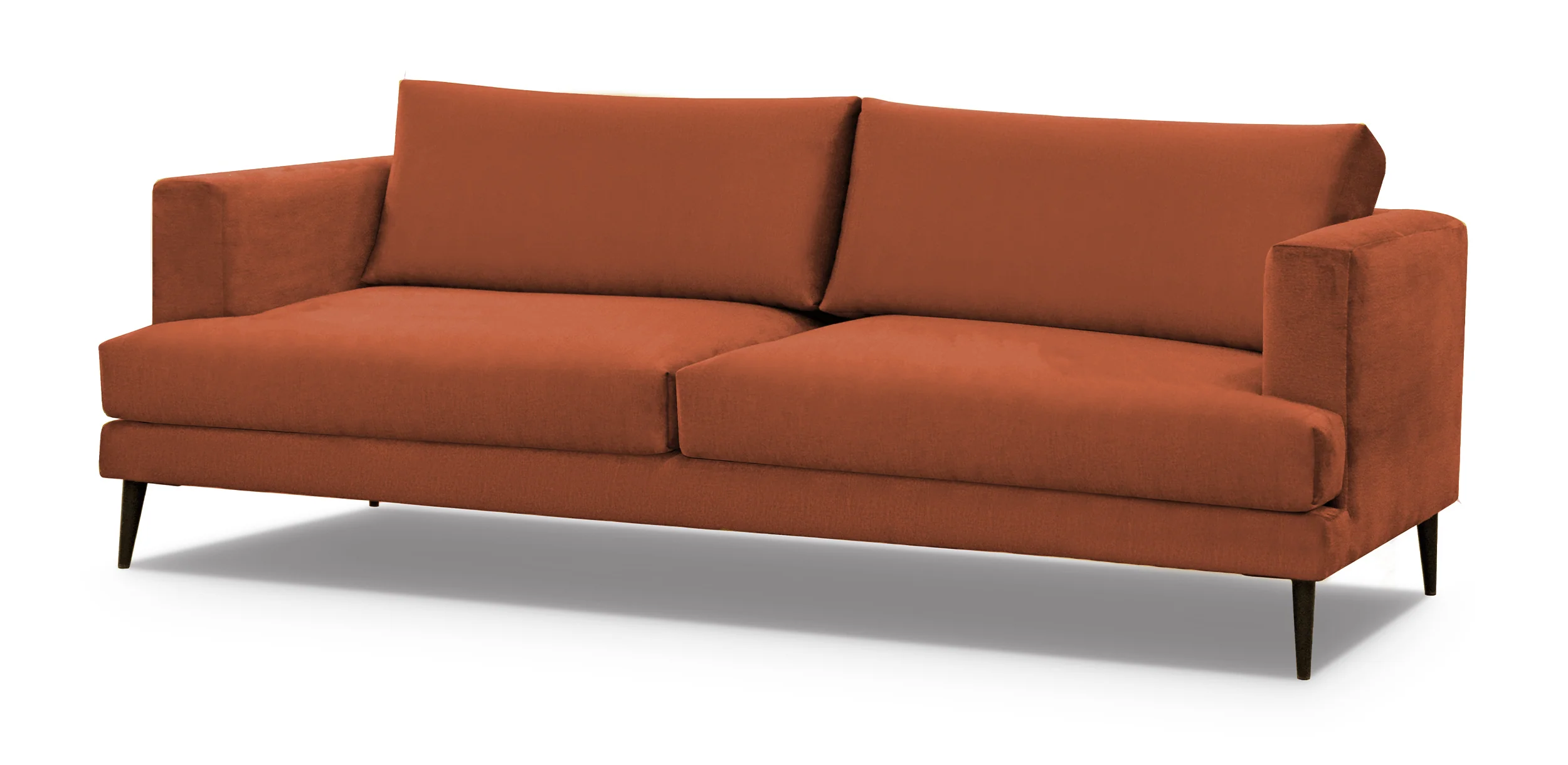 Sofa trzyosobowa Dragato miedziana welur - Image 2