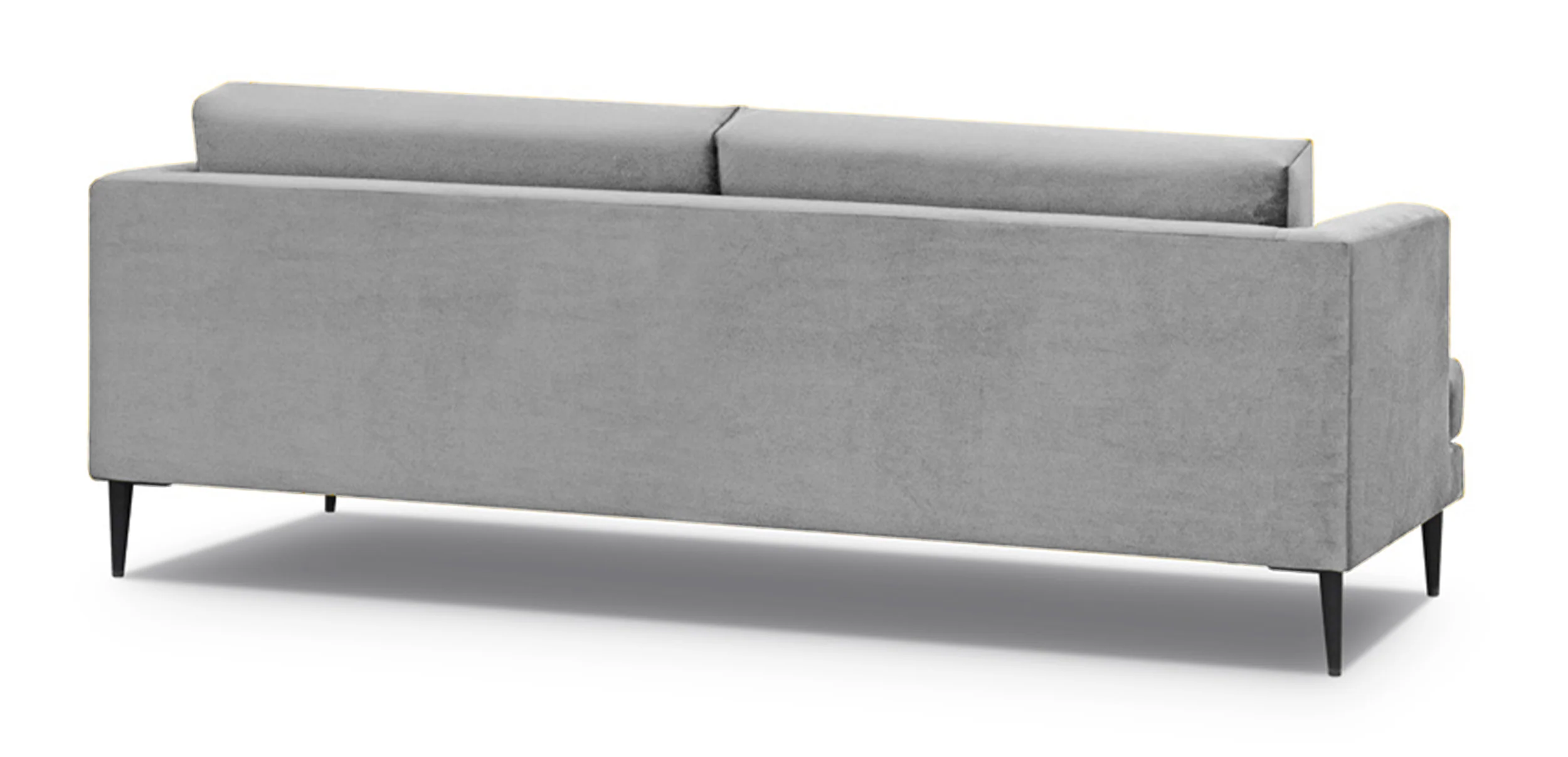 Sofa trzyosobowa Dragato szara welur - Image 3