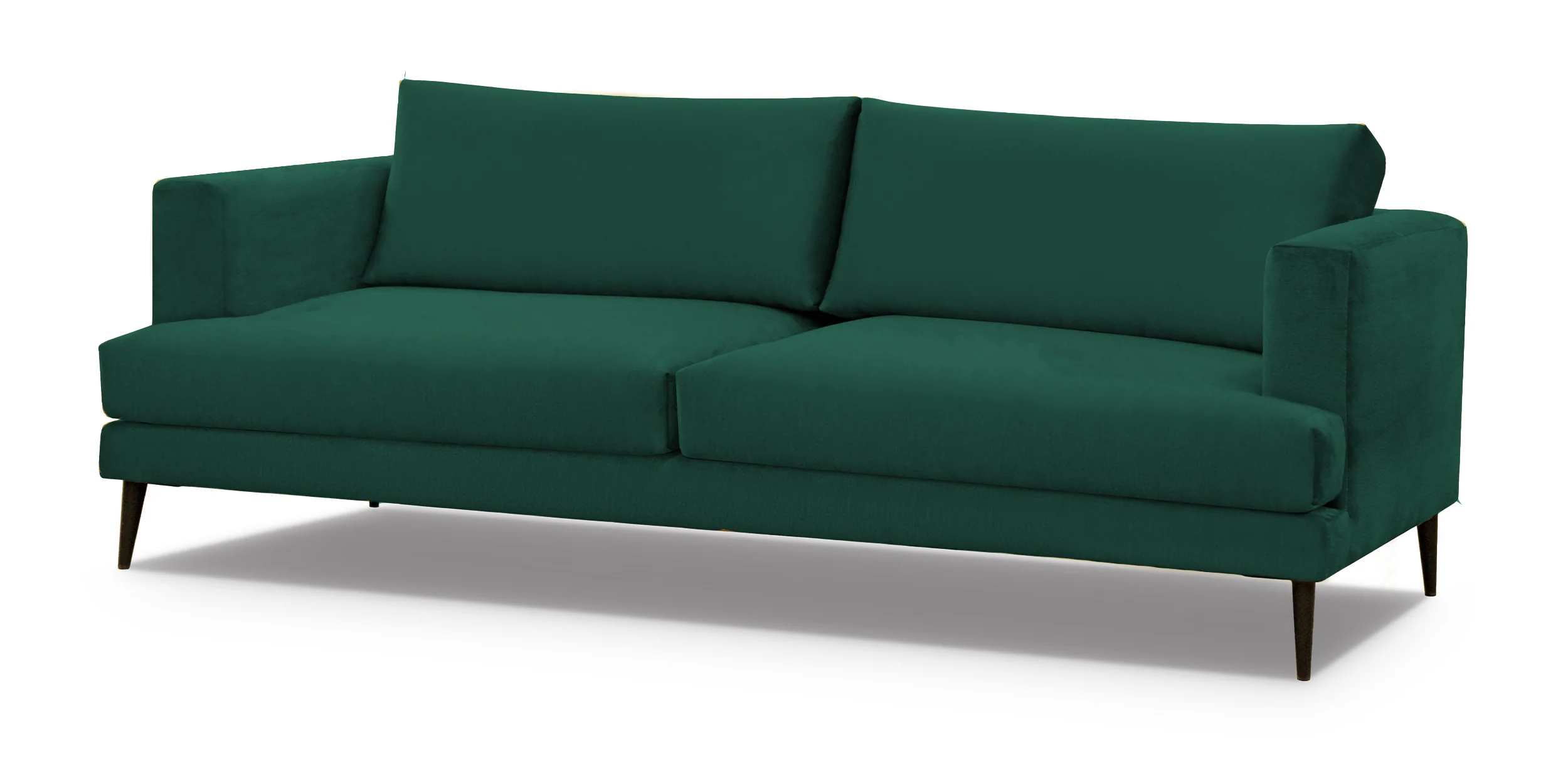Sofa trzyosobowa Dragato zielona welur - Image 2