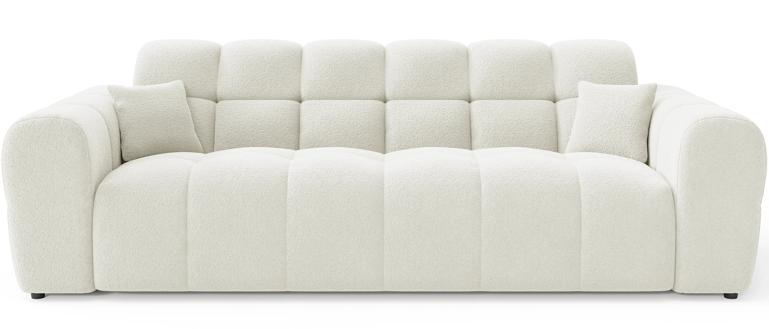Sofa trzyosobowa Monti kremowa szenil
