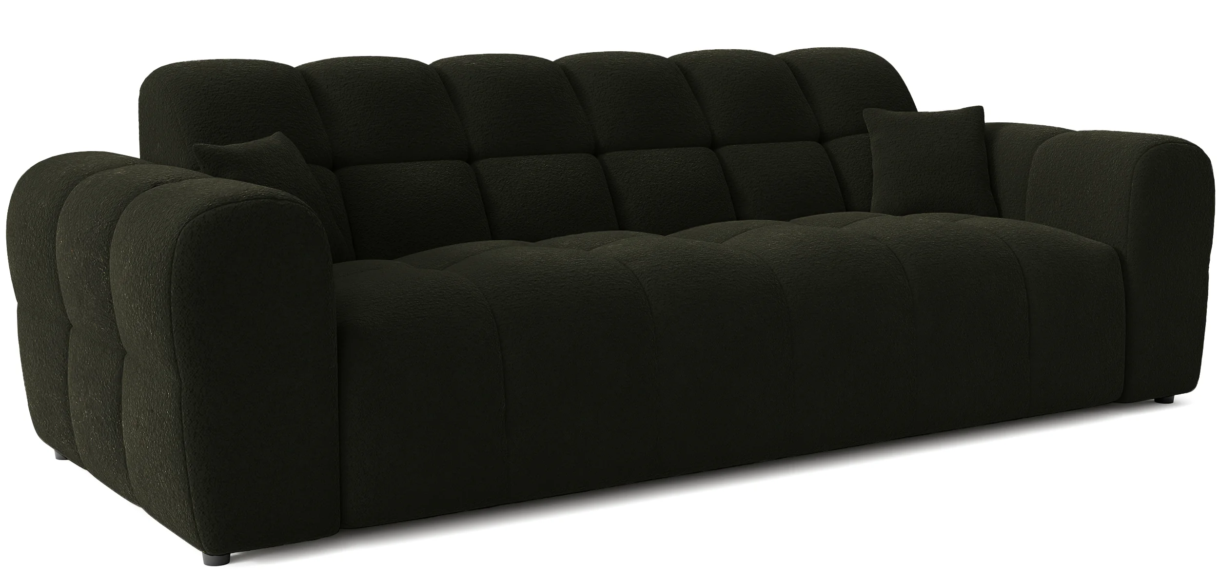 Sofa trzyosobowa Monti oliwkowa szenil - Image 3
