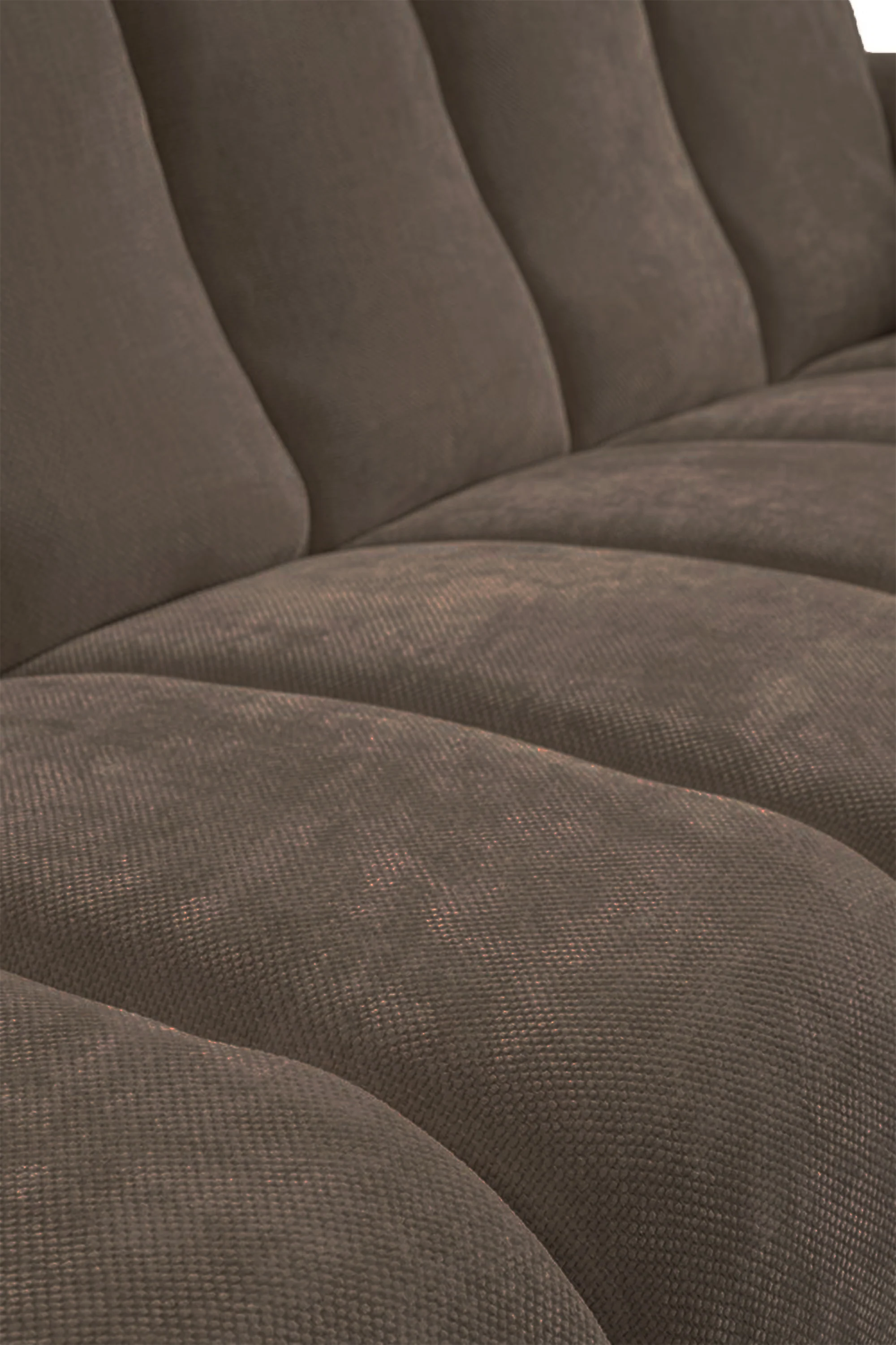 Sofa trzyosobowa Volare brązowa szenil łatwoczyszczący - Image 5