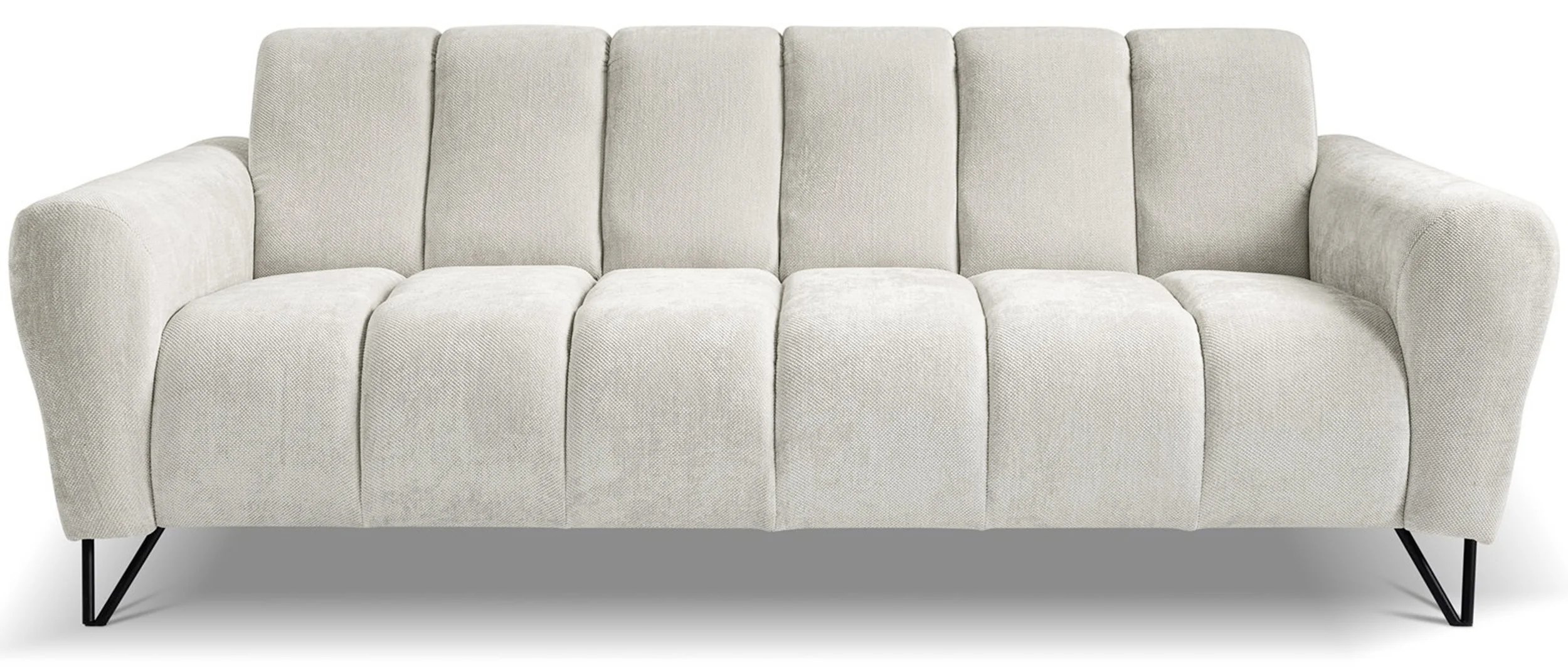 Sofa trzyosobowa Volare kremowa szenil łatwoczyszczący
