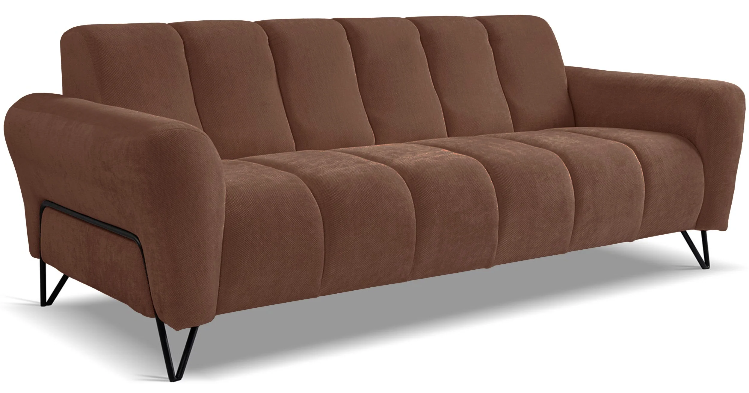 Sofa trzyosobowa Volare miedziana szenil łatwoczyszczący - Image 3