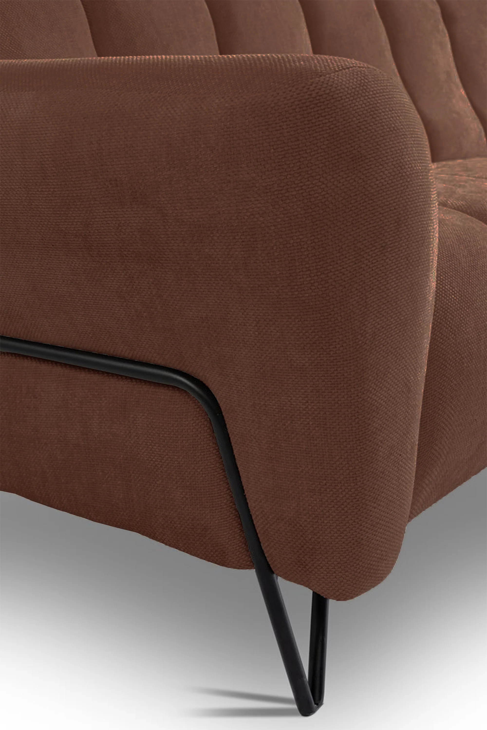 Sofa trzyosobowa Volare miedziana szenil łatwoczyszczący - Image 4