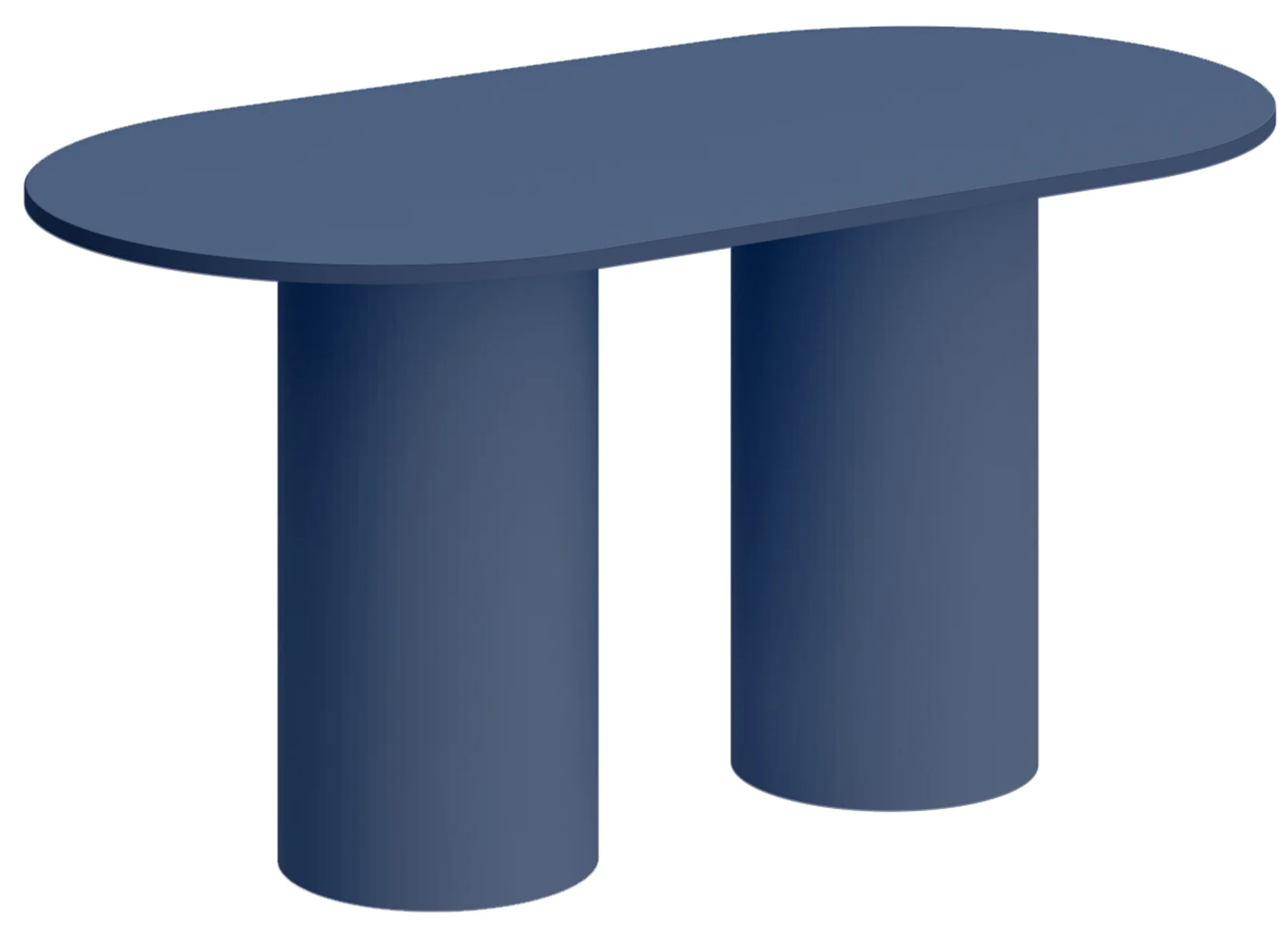 Stół do jadalni Bituate 150x80 cm granatowy mat