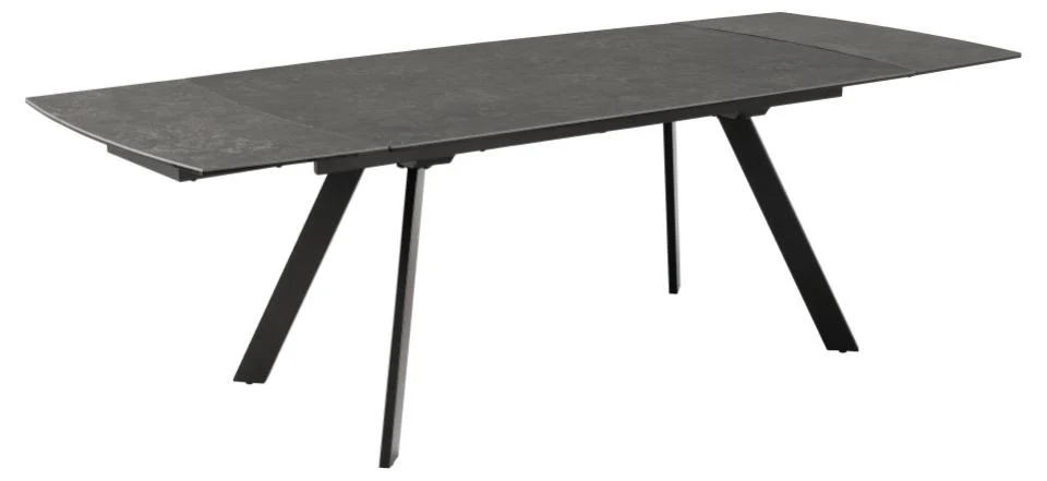 Stół do jadalni Canothe rozkładany ceramiczny czarny blat 160(240)x97x75 cm - Image 3