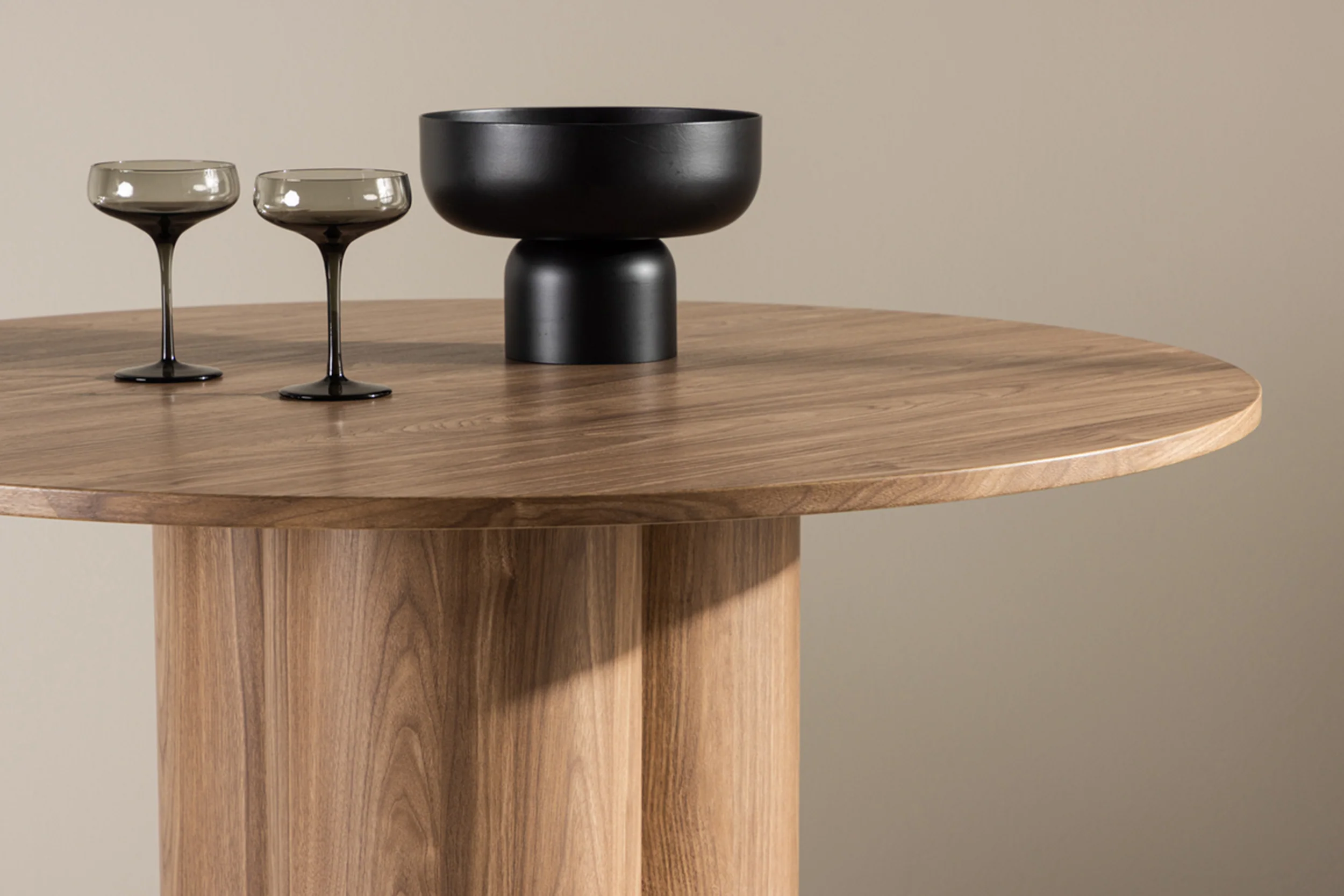 Stół do jadalni Convalder 110x110 cm jasnobrązowy - Image 4