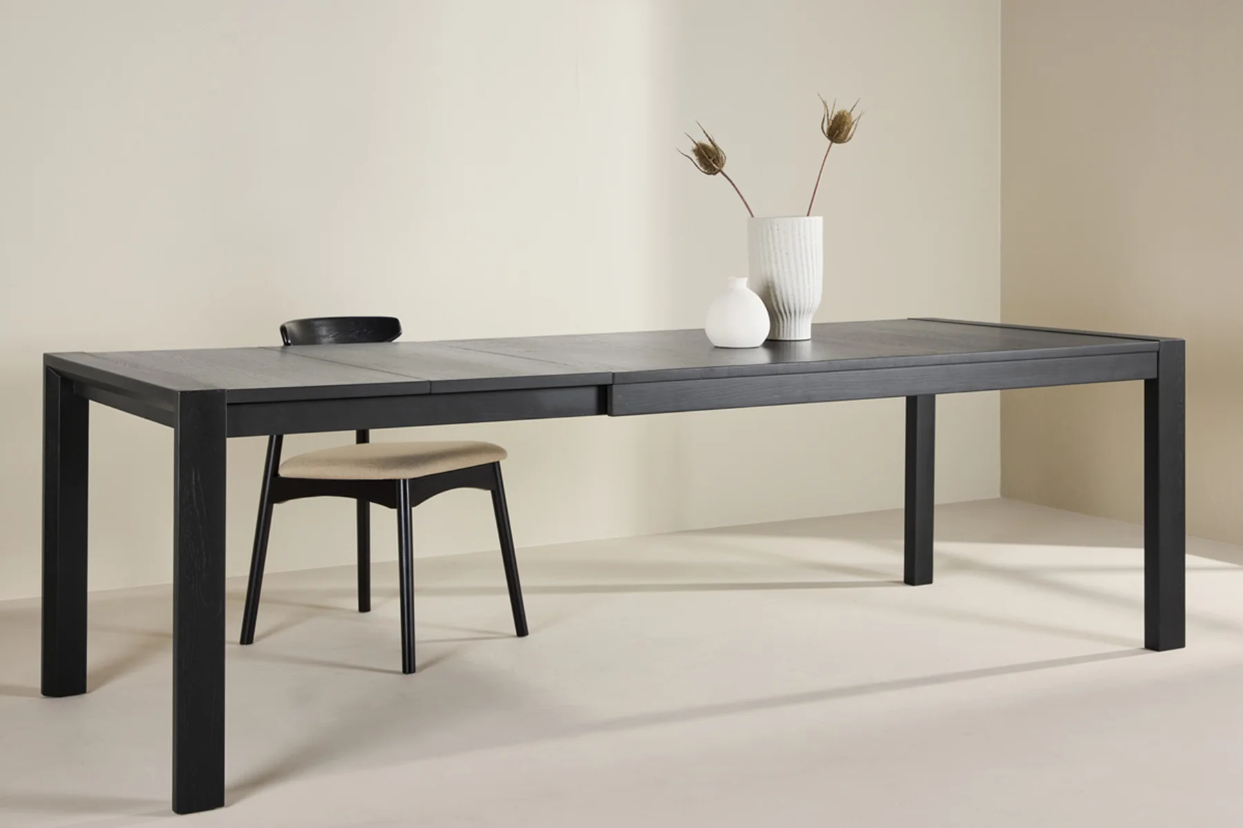 Stół do jadalni drewniany rozkładany Slider 170-250x95 cm dąb czarny - Image 3