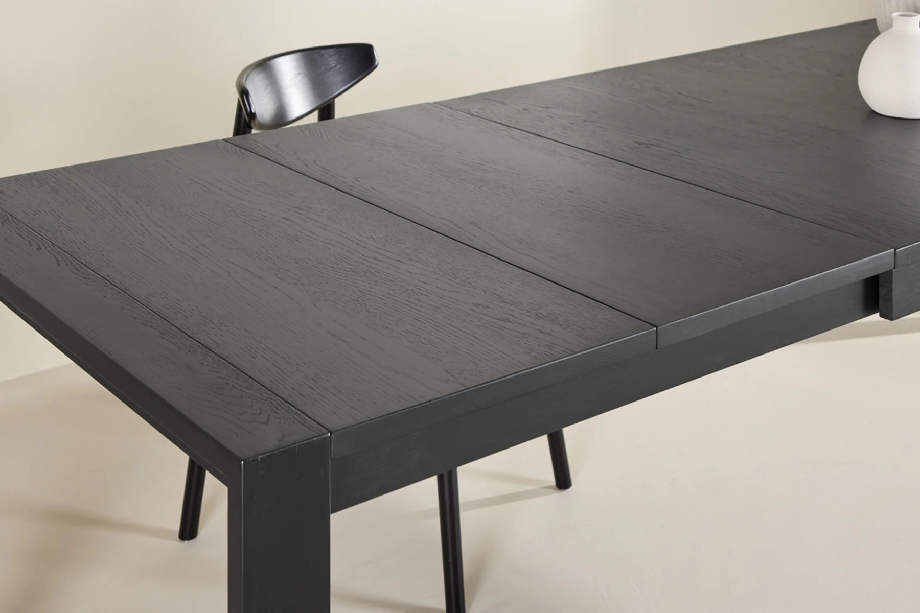 Stół do jadalni drewniany rozkładany Slider 170-250x95 cm dąb czarny - Image 4