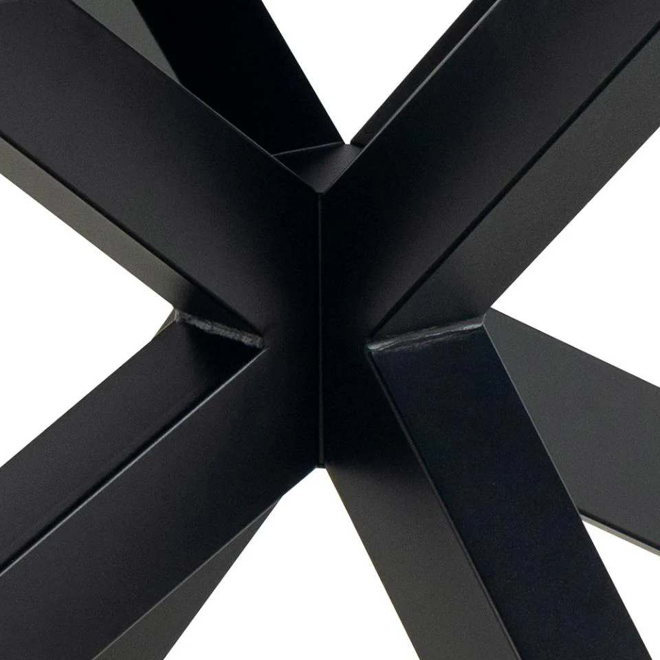 Stół do jadalni Kardema ceramiczny czarny blat na metalowej podstawie rozkładany 200-240 cm - Image 5