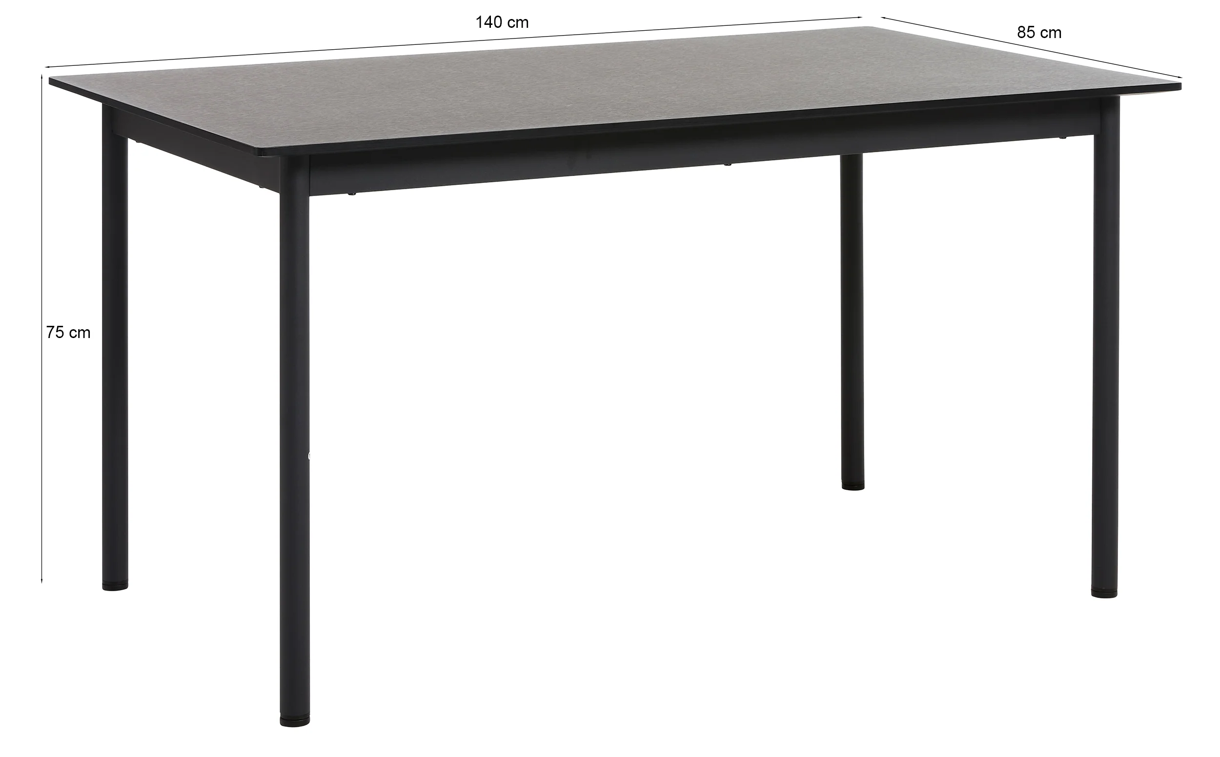 Stół do jadalni Mogest 140x85 cm dąb czarny - Image 5
