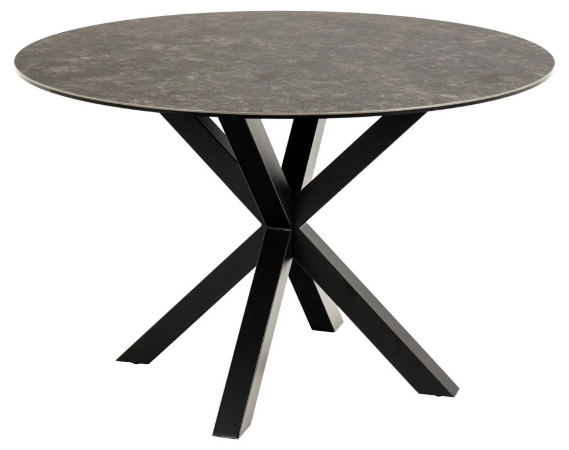 Stół do jadalni okrągły Kardema 119 cm czarna ceramika - Image 5
