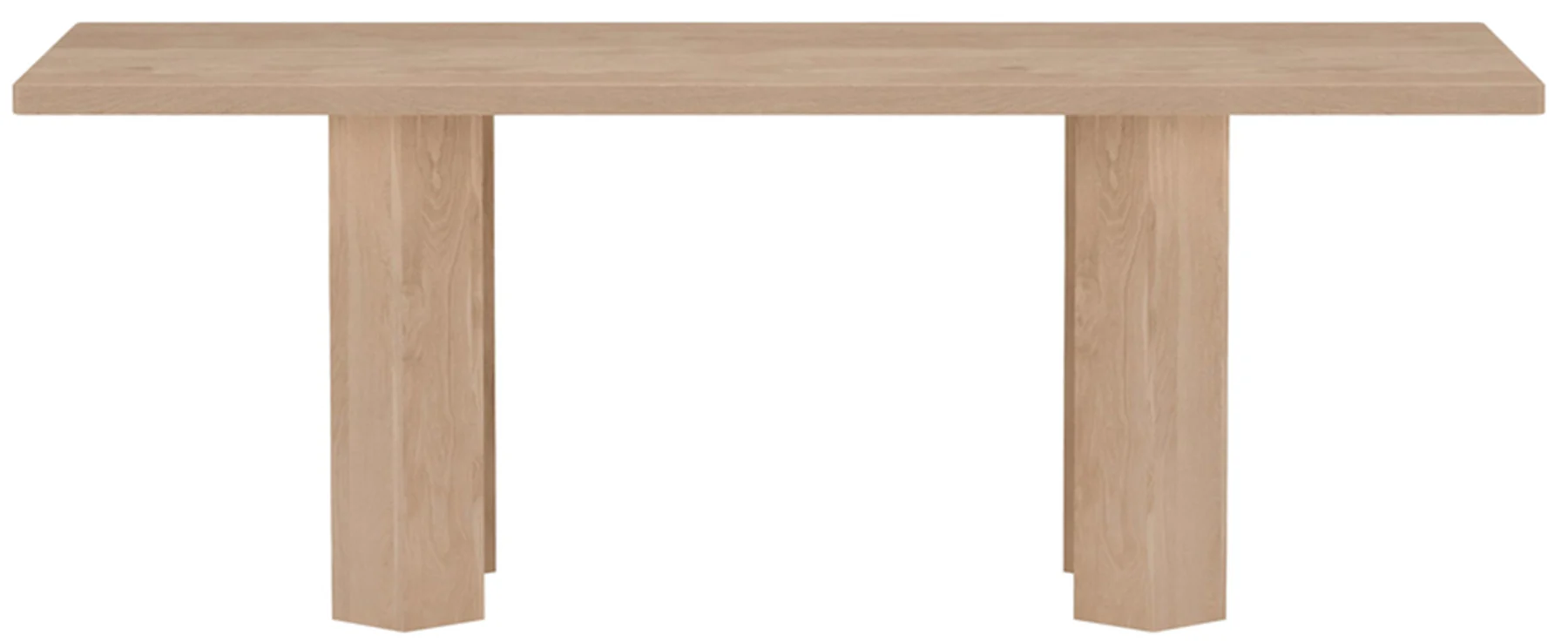 Stół do jadalni Slavell 200x90 cm dąb naturalny - Image 3