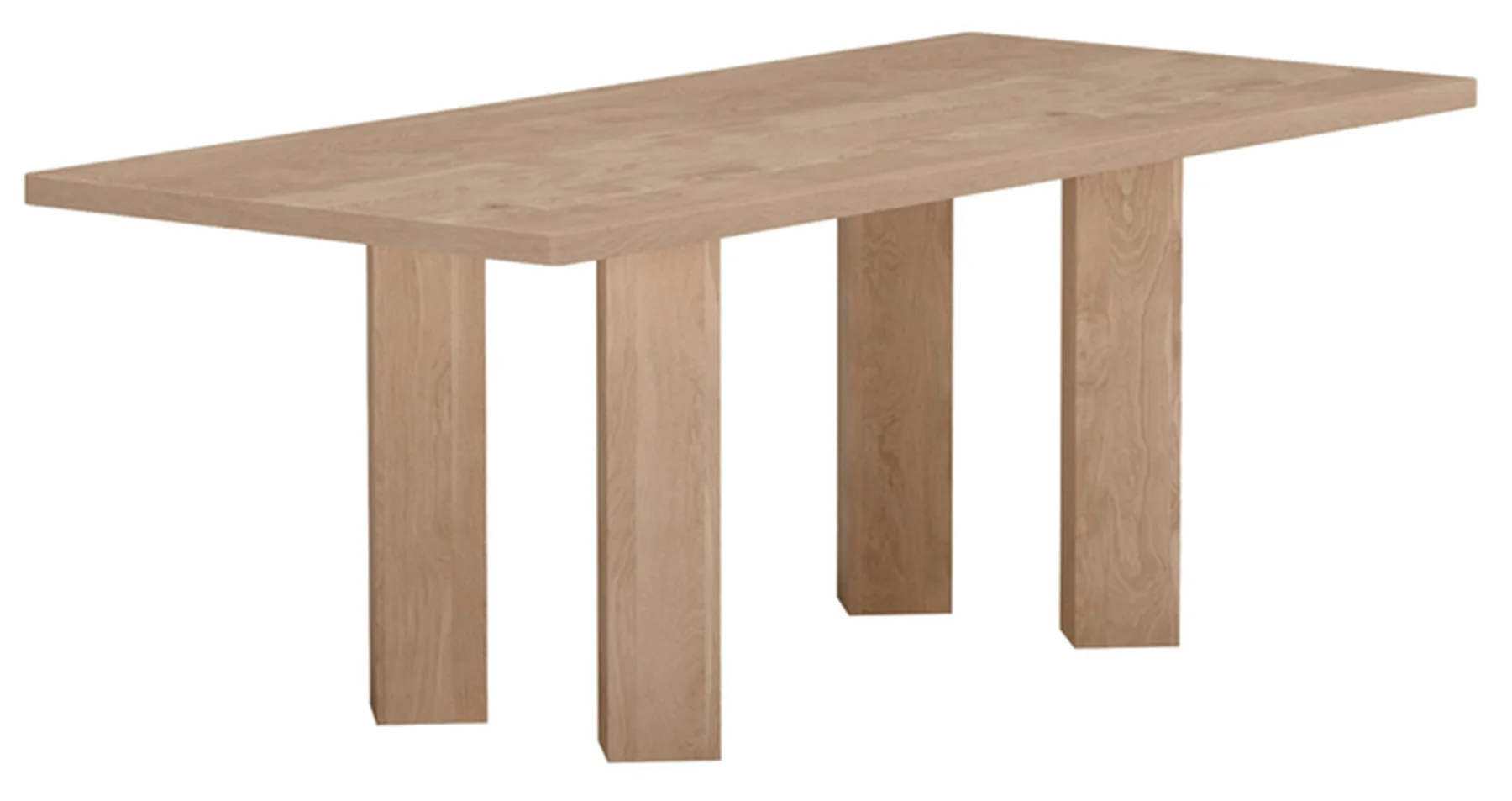 Stół do jadalni Slavell 200x90 cm dąb naturalny - Image 4