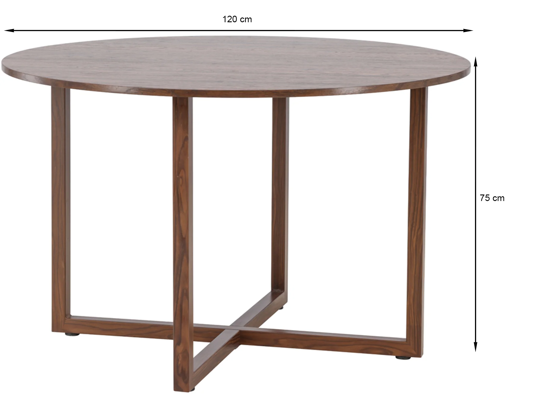 Stół do jadalni Tallone okrągły 120 cm orzech - Image 6