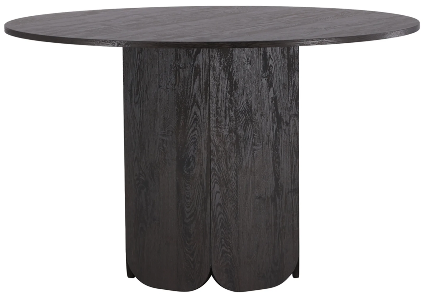 Stół do jadalni Veyla okrągły 120 cm dąb czarny - Image 5