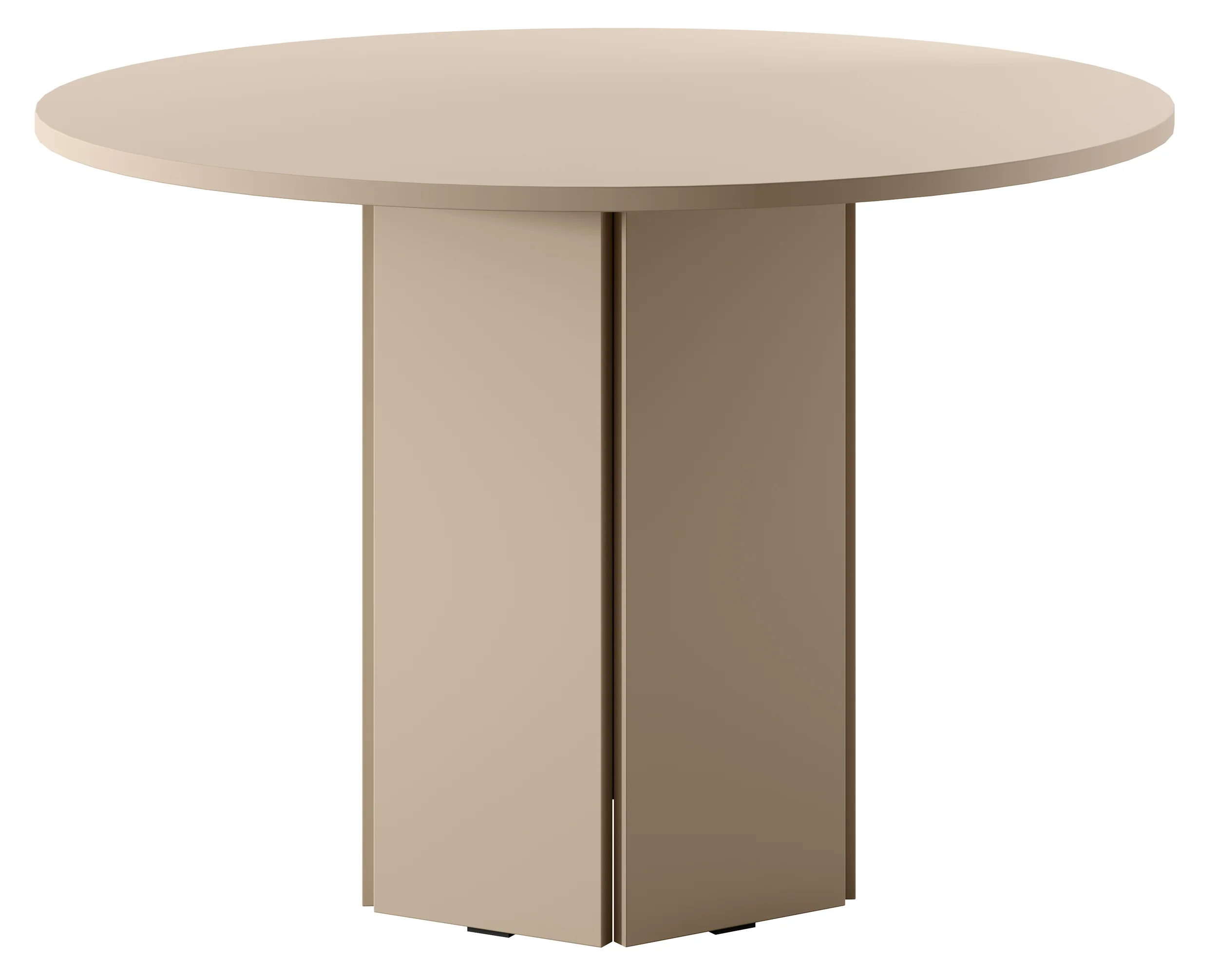 Stół do jadalni Hexa okrągły 110 cm Cappuccino - Image 6