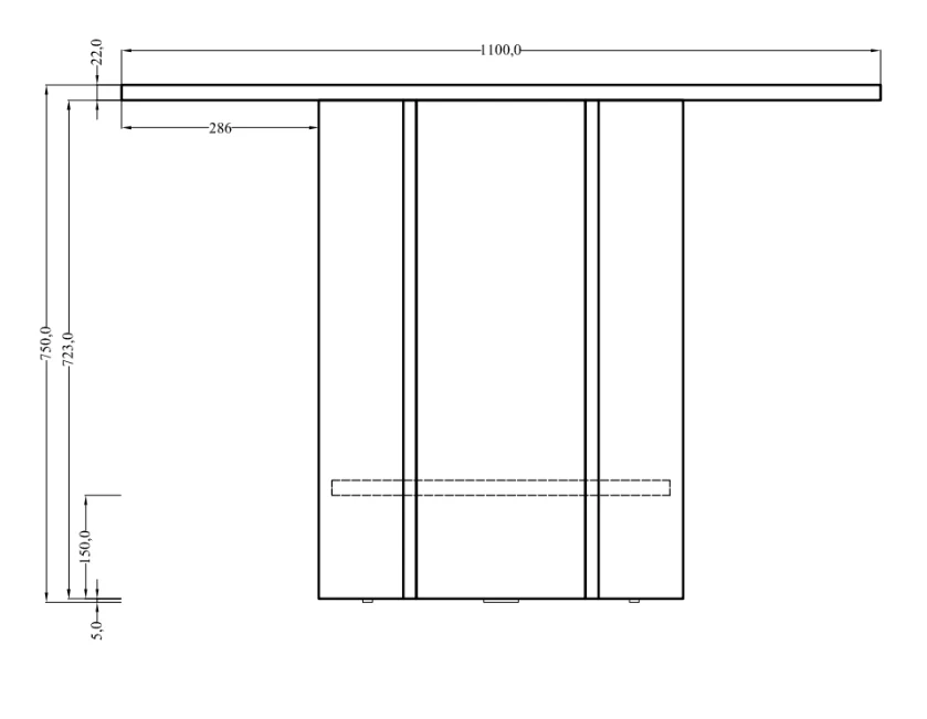 Stół do jadalni Hexa okrągły 110 cm Cappuccino - Image 7