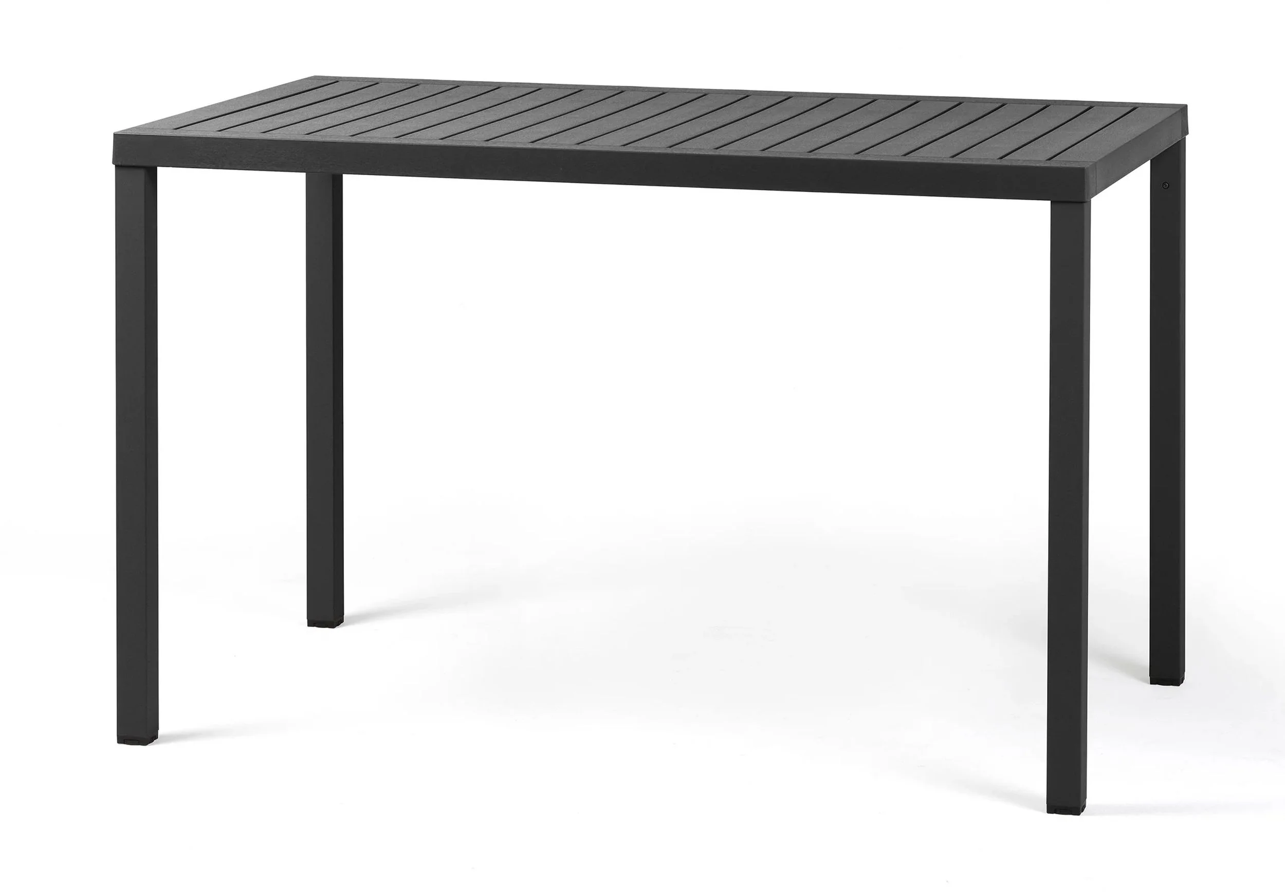Stół ogrodowy Cube Nardi 120x70 cm z certyfikowanego tworzywa antracytowy
