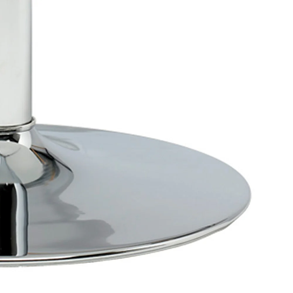 Stół okrągły Balsamita średnica 110 cm biały na chromowanej nodze - Image 5