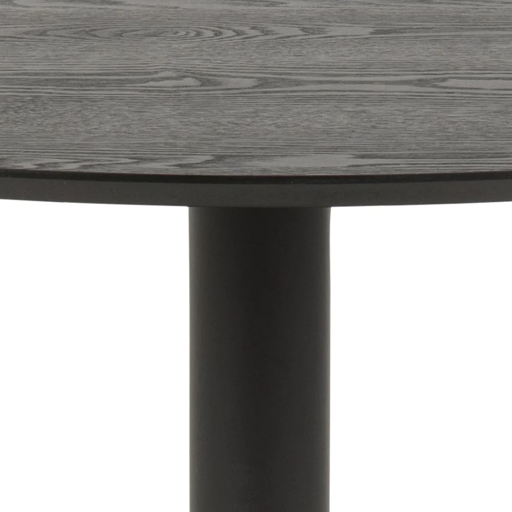Stół okrągły Balsamita średnica 110 cm jesion na czarnej nodze - Image 4