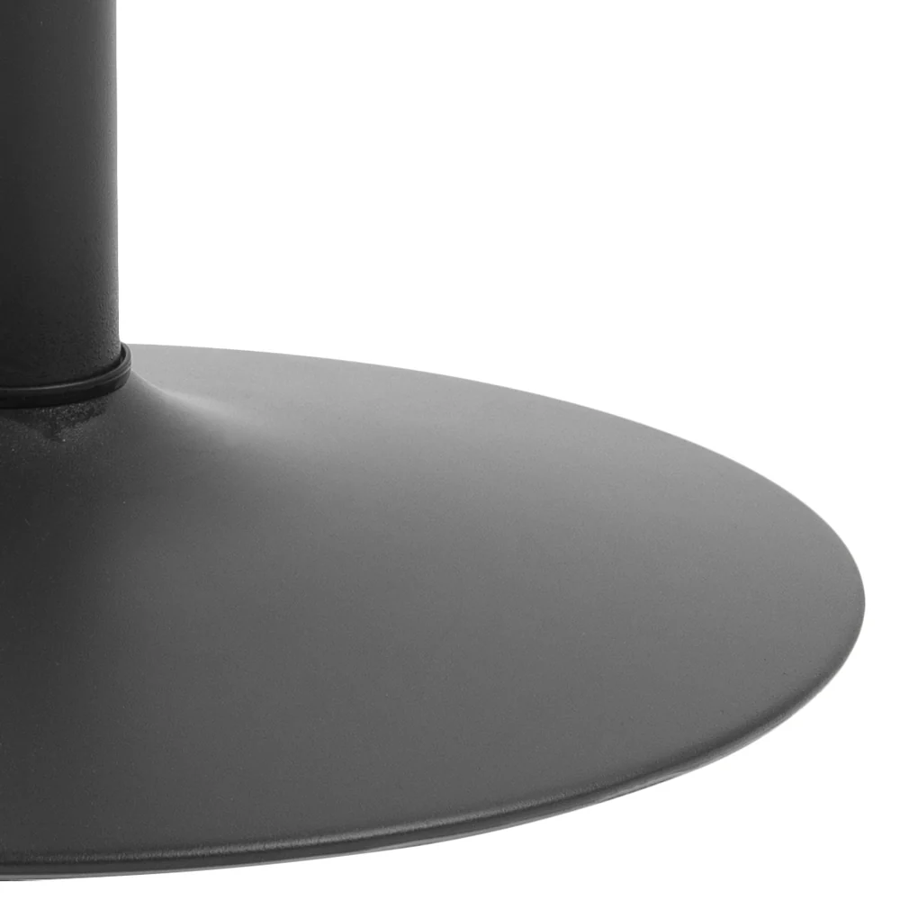Stół okrągły Balsamita średnica 80 cm jesion na czarnej nodze - Image 4