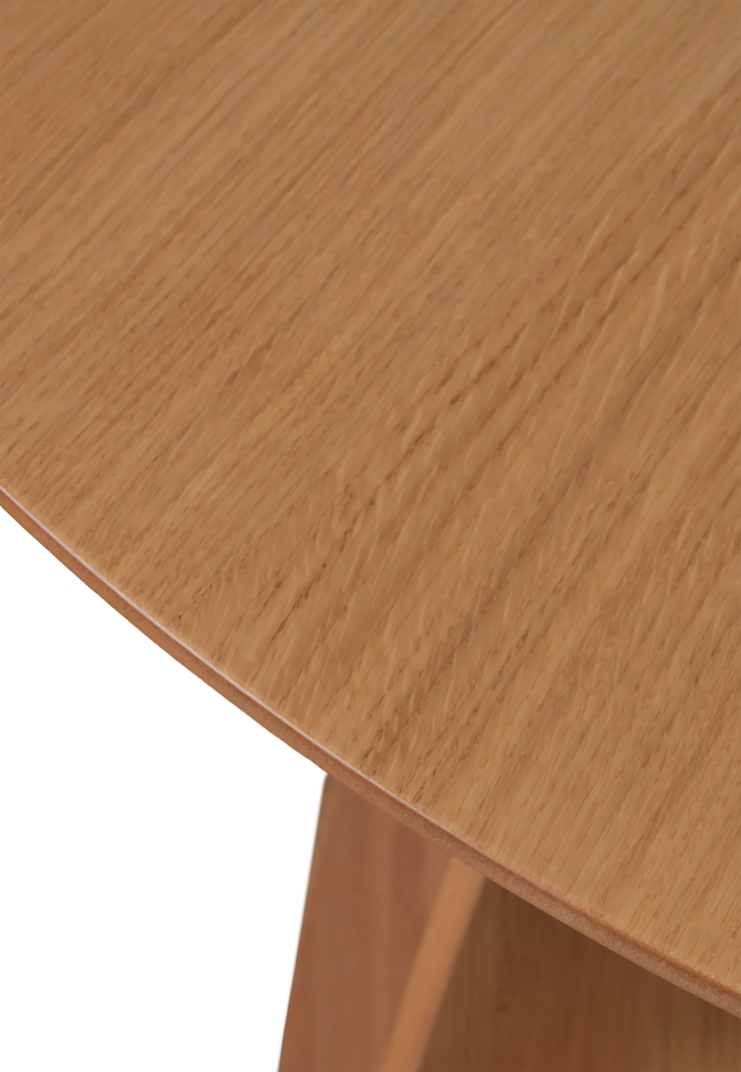 Stół okrągły do jadalni Diciffy 100 cm dąb naturalny fornir - Image 4