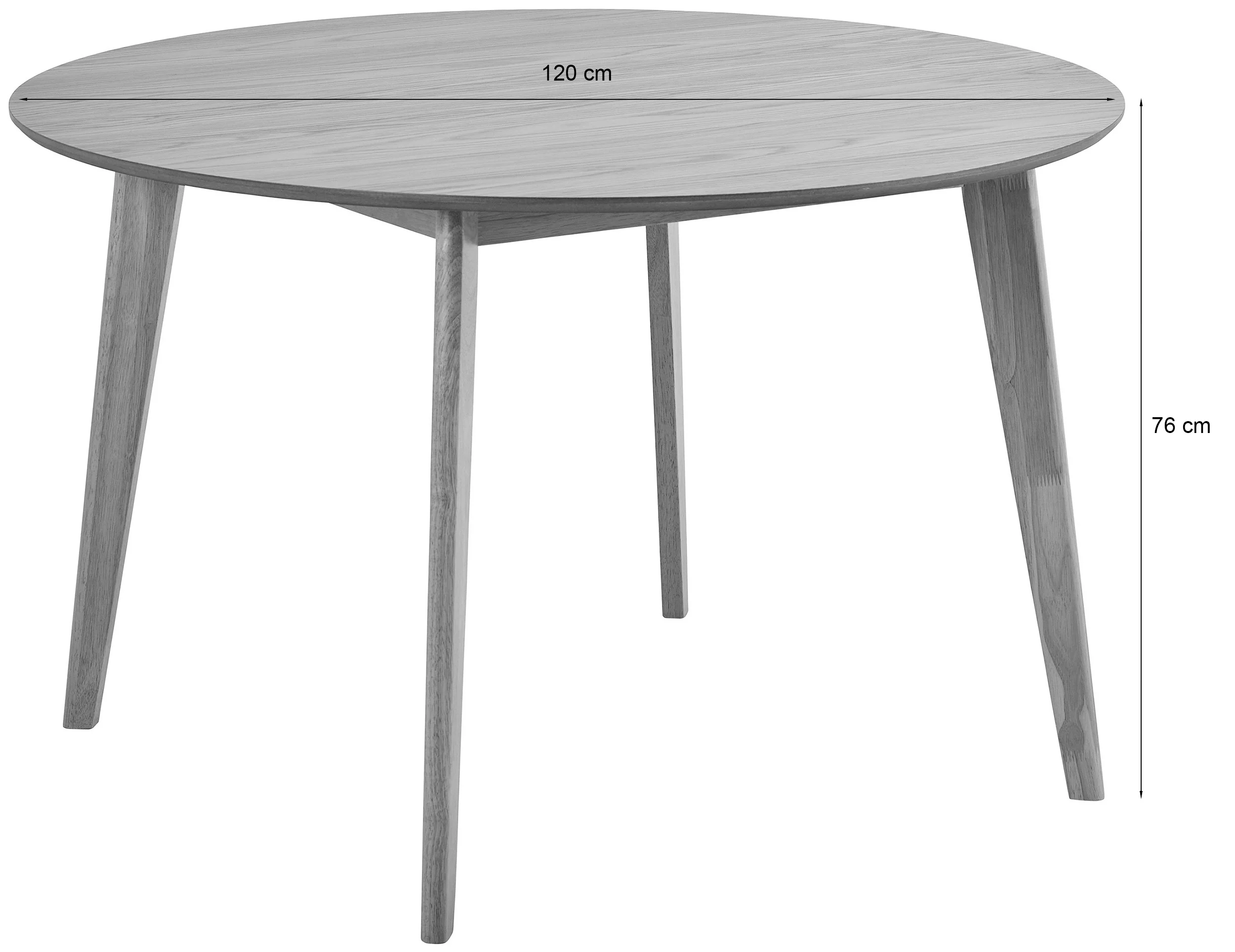 Stół okrągły Gemirro 120 cm dąb naturalny - Image 6