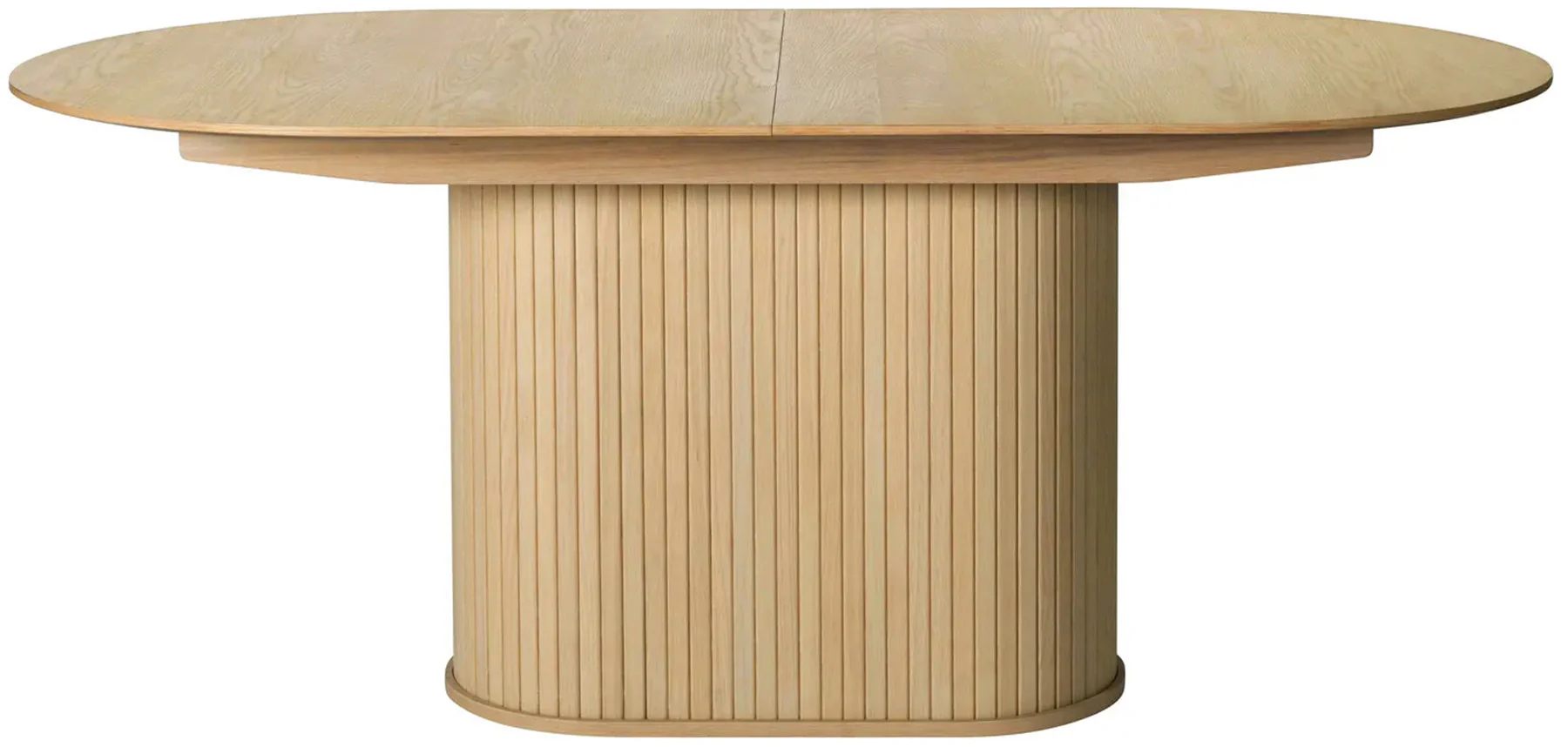 Stół rozkładany Gativel 180-230x95 cm lamele dąb naturalny - Image 2