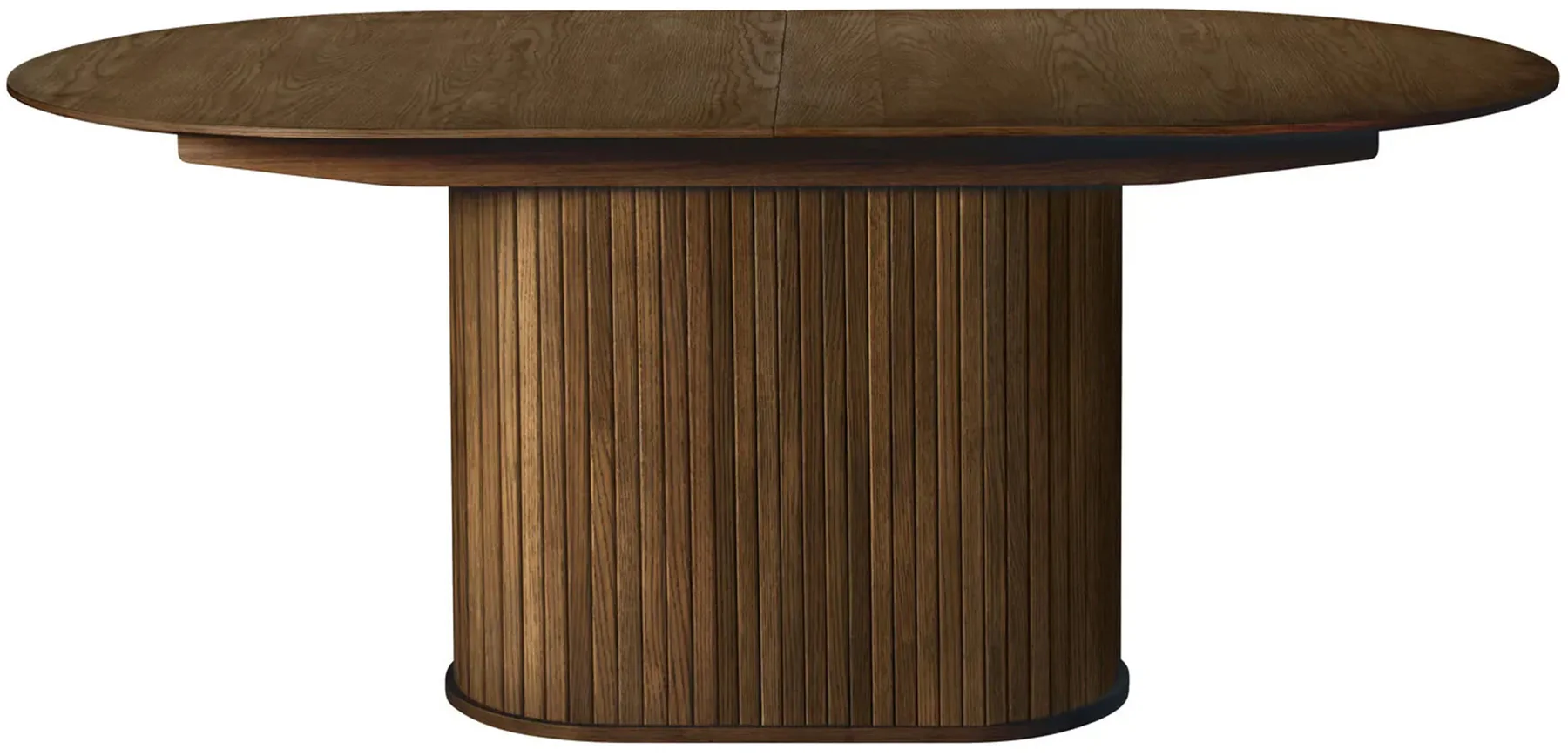 Stół rozkładany Gativel 180-230x95 cm lamele dąb palony - Image 2