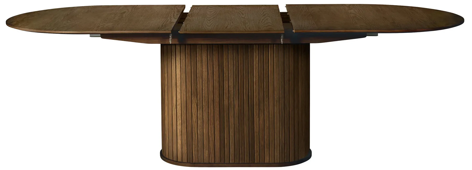Stół rozkładany Gativel 180-230x95 cm lamele dąb palony - Image 3
