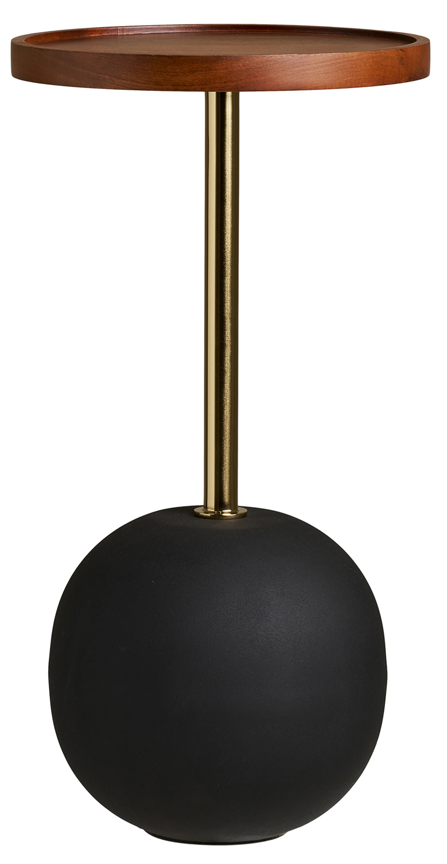 Stolik boczny Sirone okrągły 30 cm drewno mango - Image 3