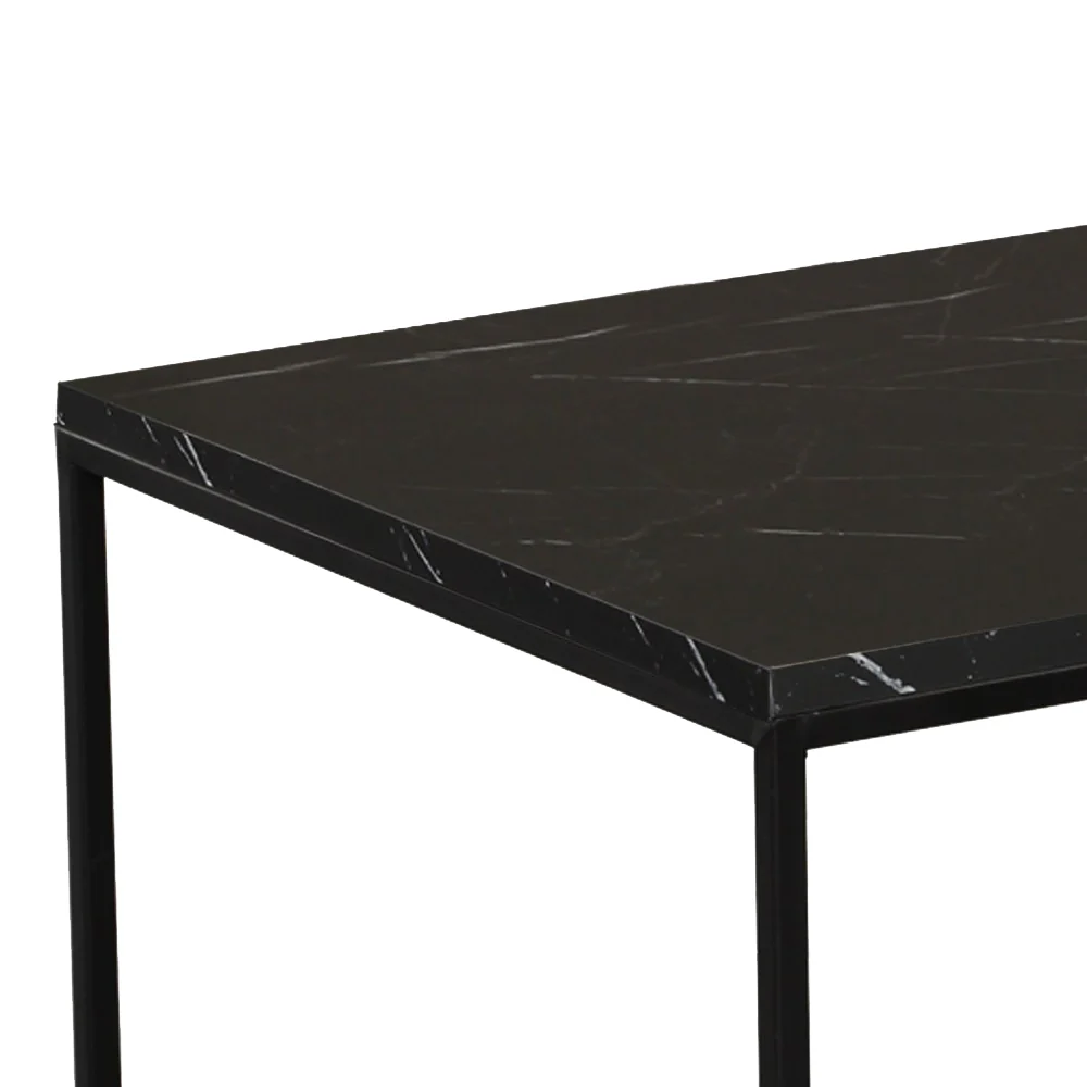 Stolik kawowy Cosstec czarny marmur 55x95 cm - Image 4