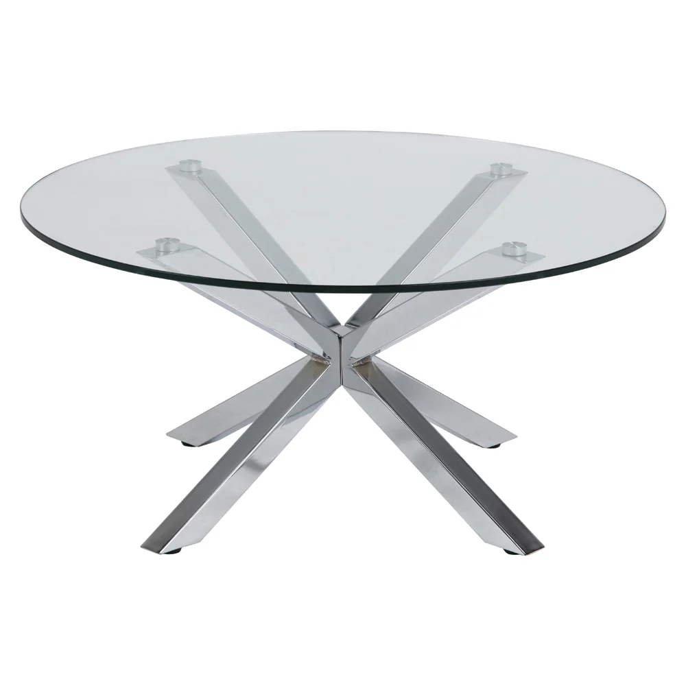 Stolik kawowy Kardema szklany średnica 82 cm - Image 6