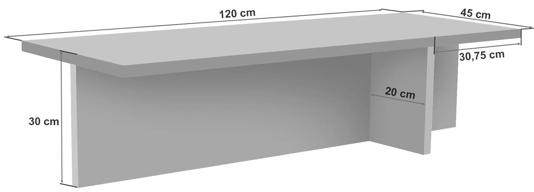 Stolik kawowy Kiasma 120x45 cm trawertyn - Image 6