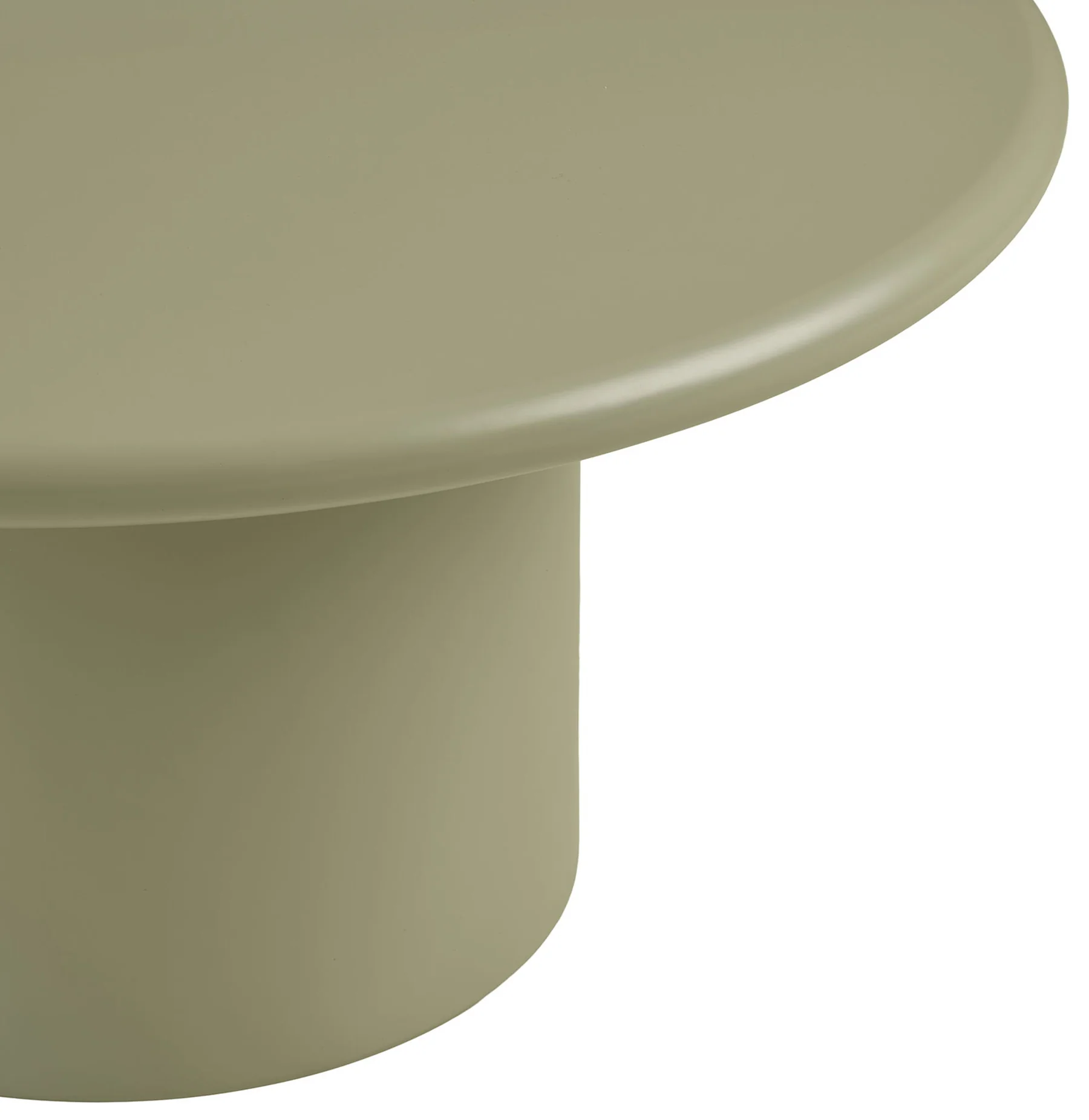 Stolik kawowy Nagano okrągły 80 cm zielony mat - Image 5