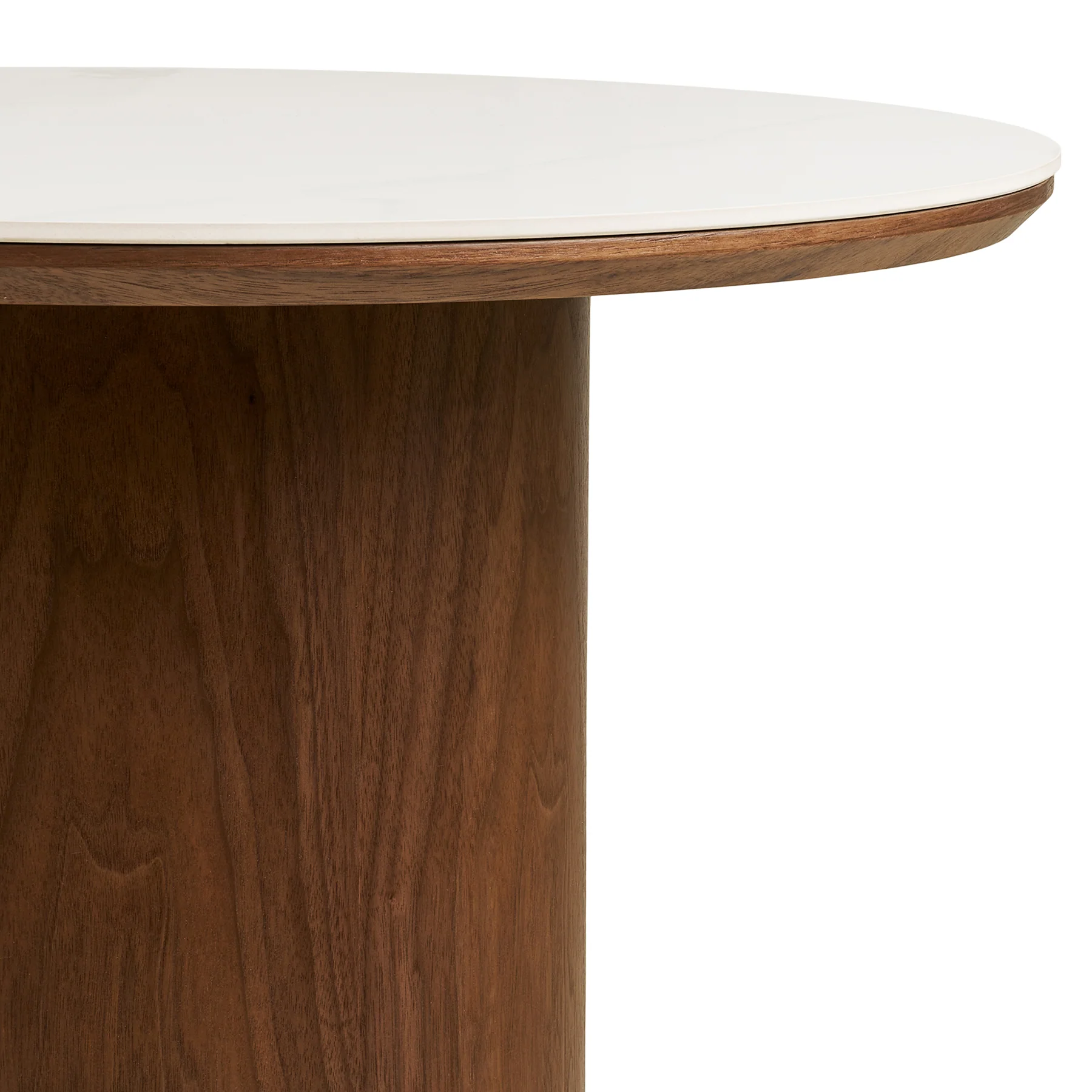 Stolik kawowy Noli okrągły 60 cm orzech ceramiczny blat - Image 6