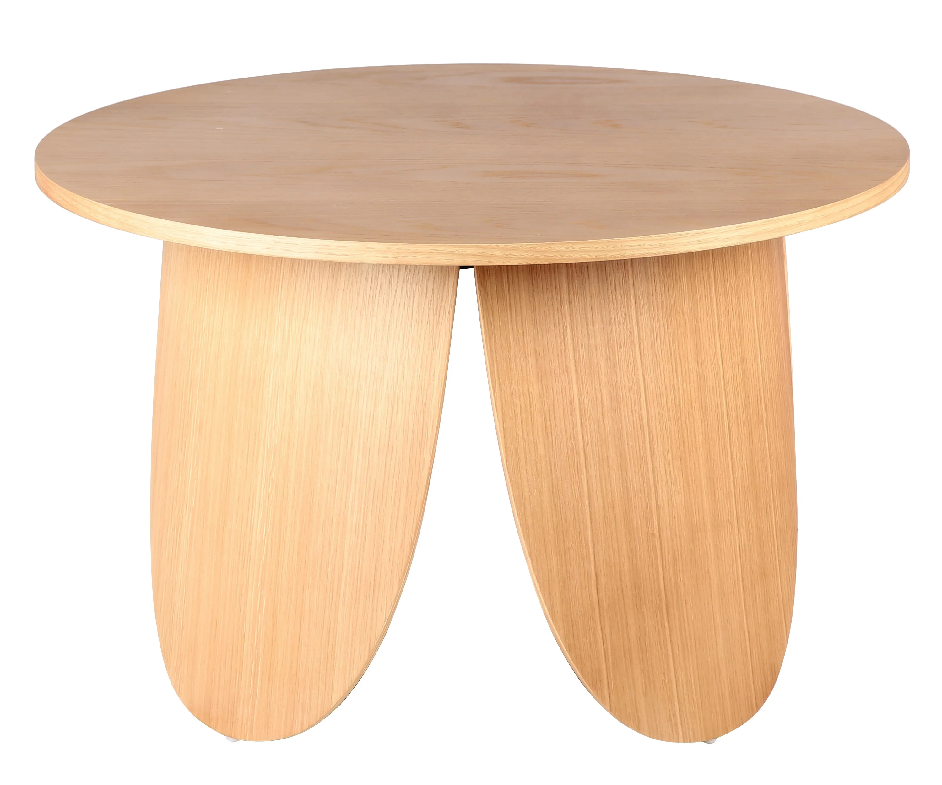 Stolik kawowy okrągły Vivially średnica 80 cm dąb naturalny - Image 8