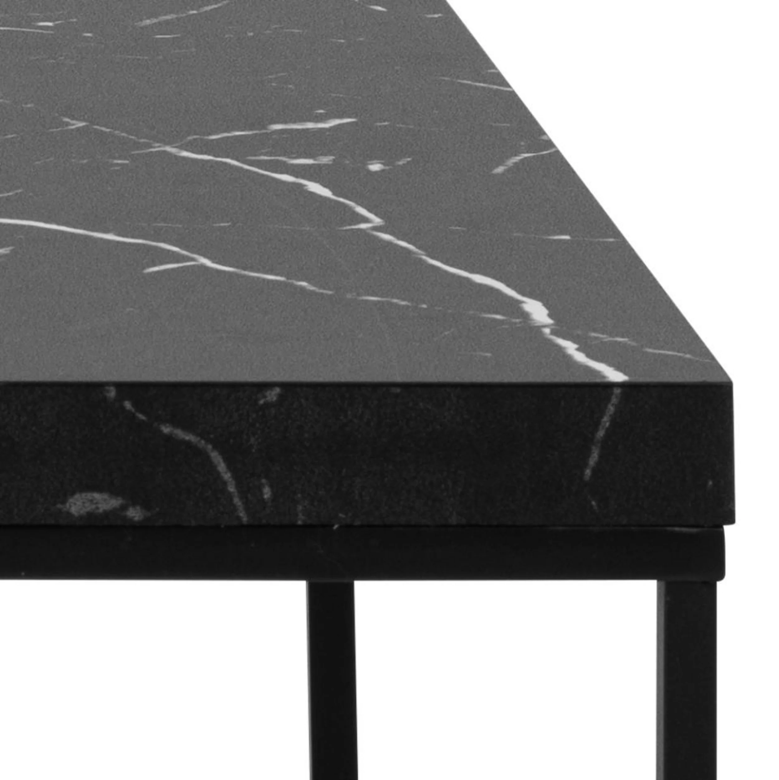 Stolik kawowy Pillys 110x55 cm cm czarny marmur - Image 4