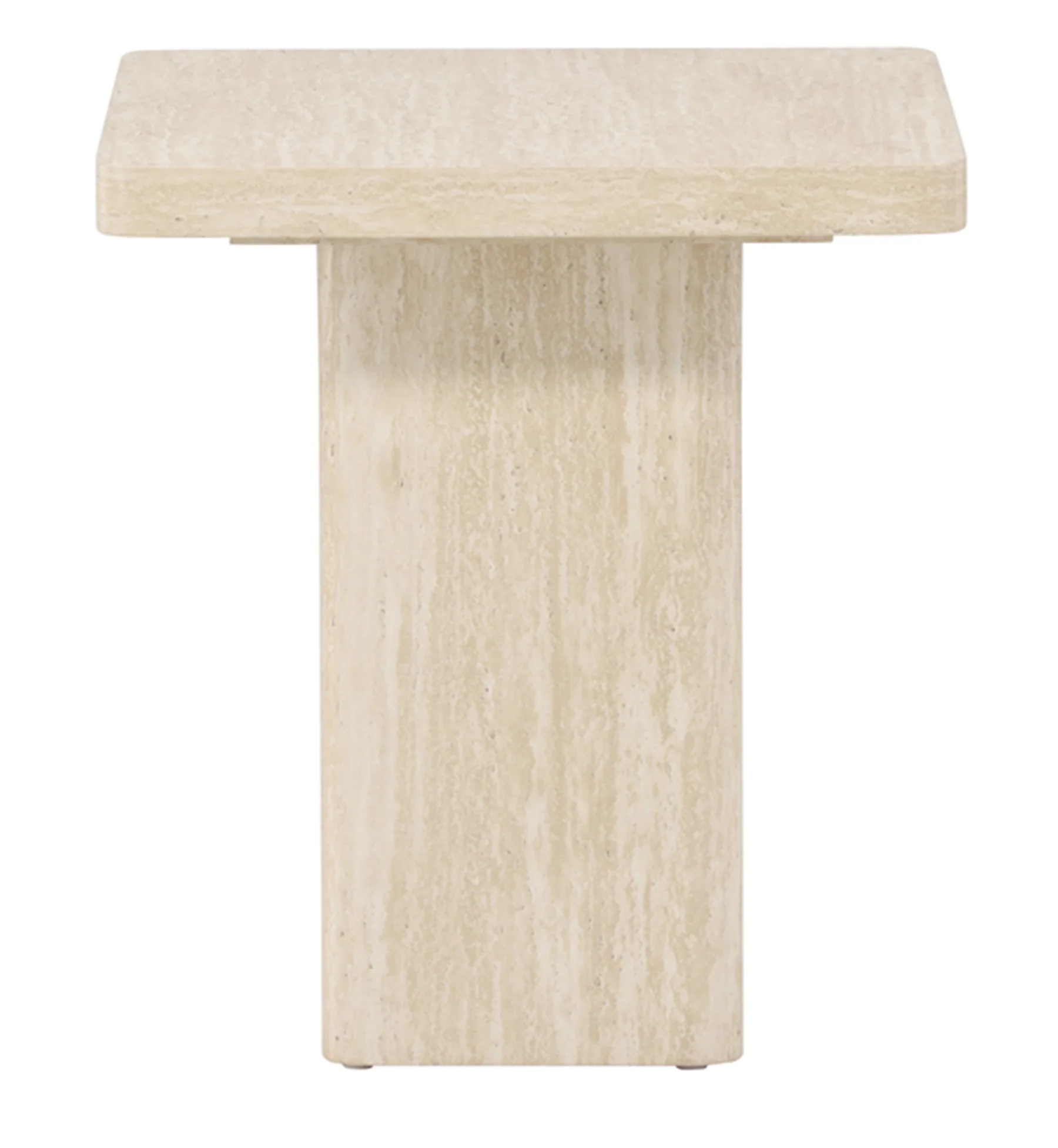 Stolik kawowy Qvart kwadratowy 50 cm trawertyn - Image 5