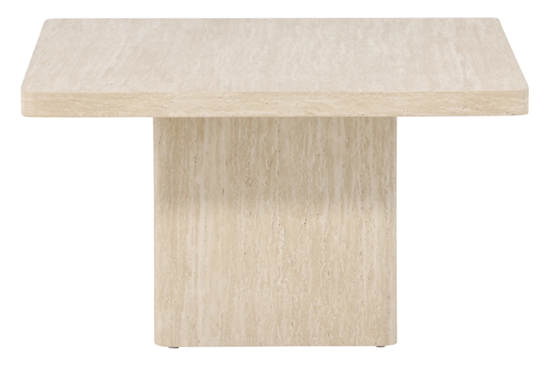 Stolik kawowy Qvart kwadratowy 80 cm trawertyn - Image 4