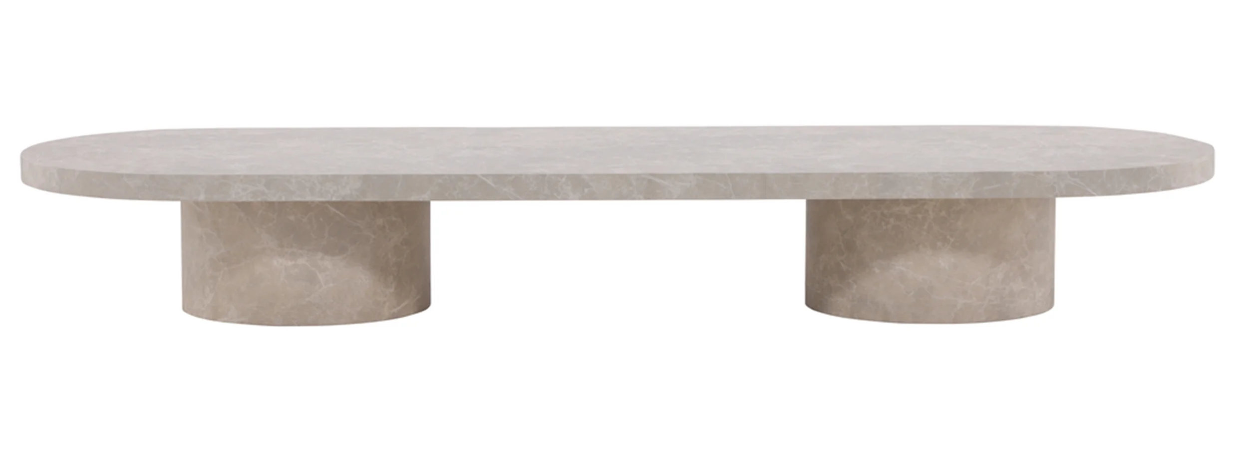 Stolik kawowy Tonenter 25x60x190cm jasny marmur - Image 4