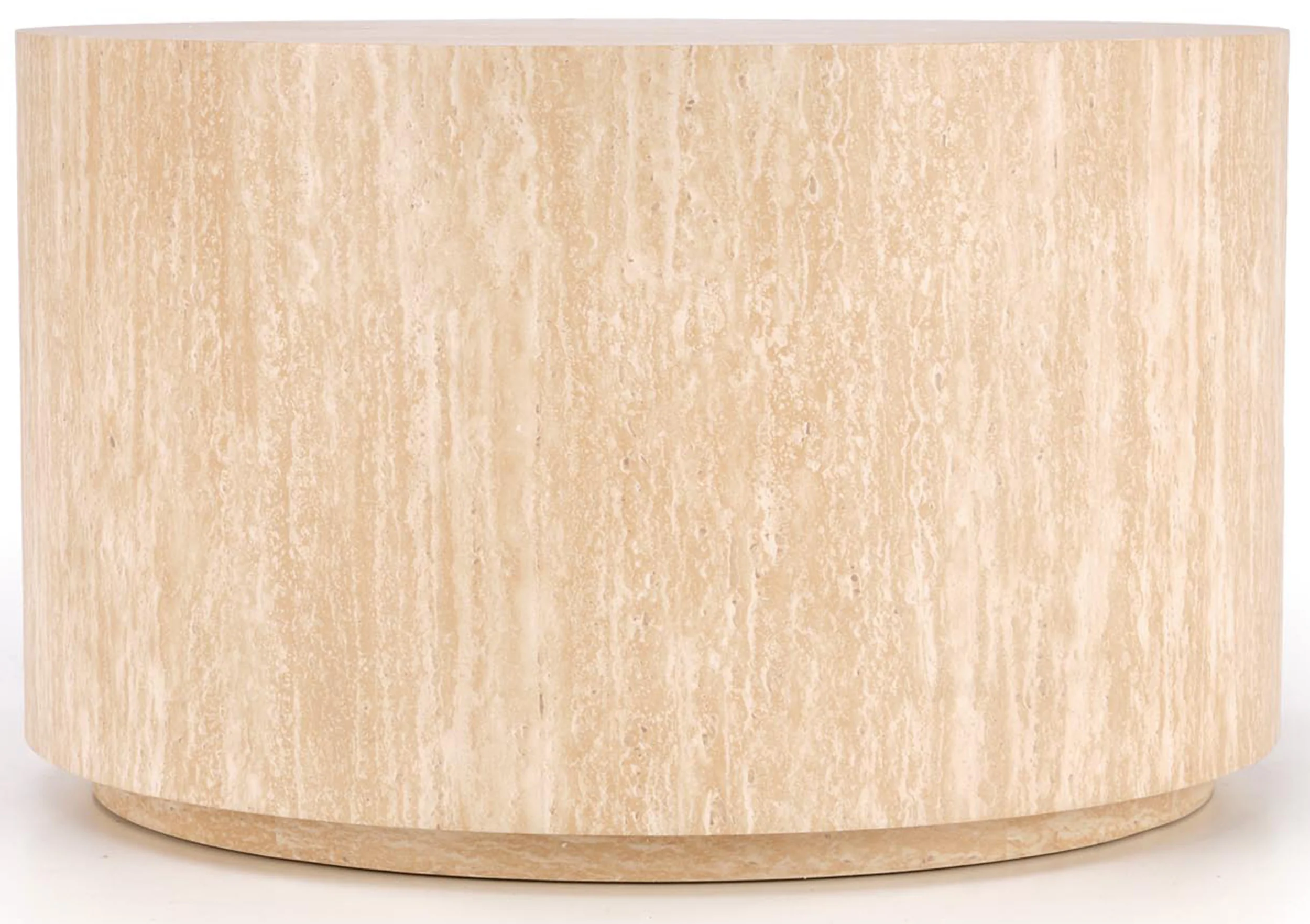 Stolik kawowy Travertino okrągły blat 60 cm trawertyn - Image 4