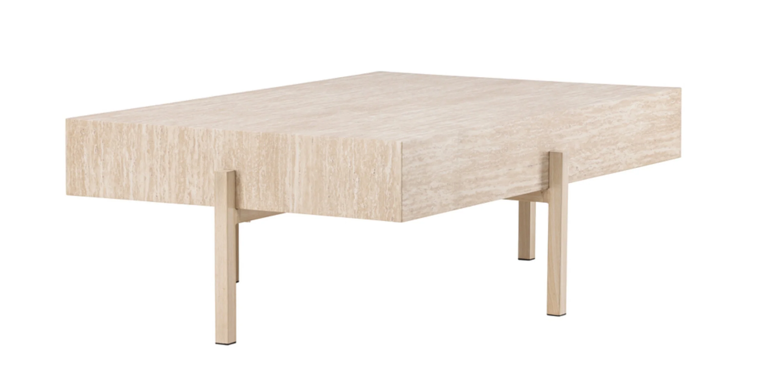 Stolik kawowy Vadholmen 126x82 cm bielony - Image 10