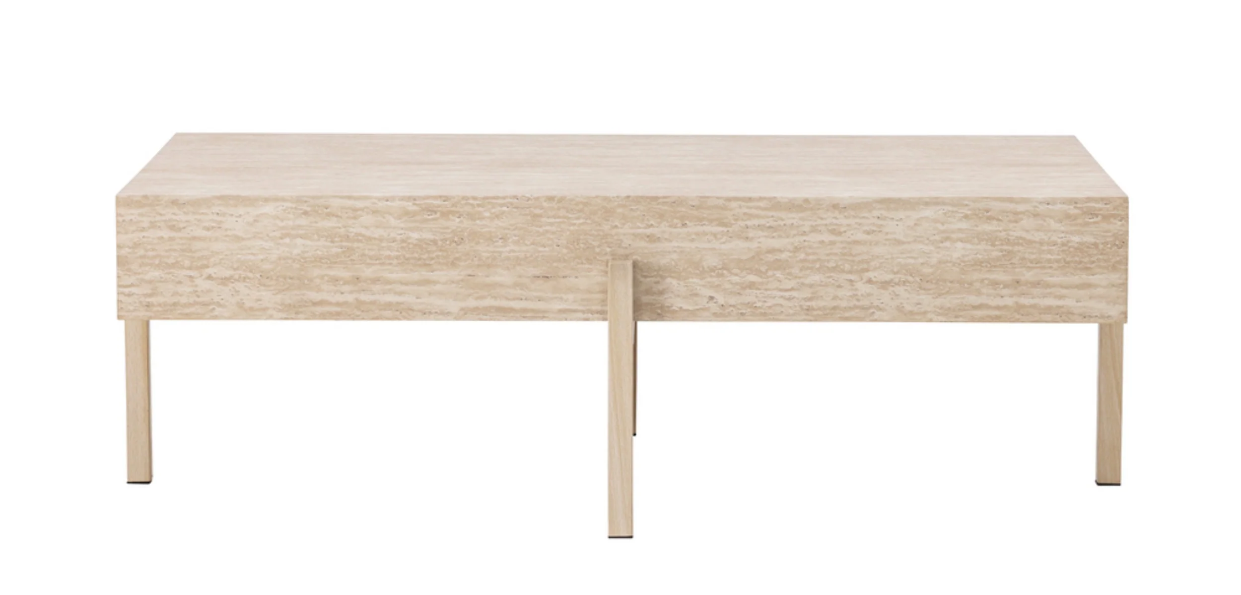 Stolik kawowy Vadholmen 126x82 cm bielony - Image 11